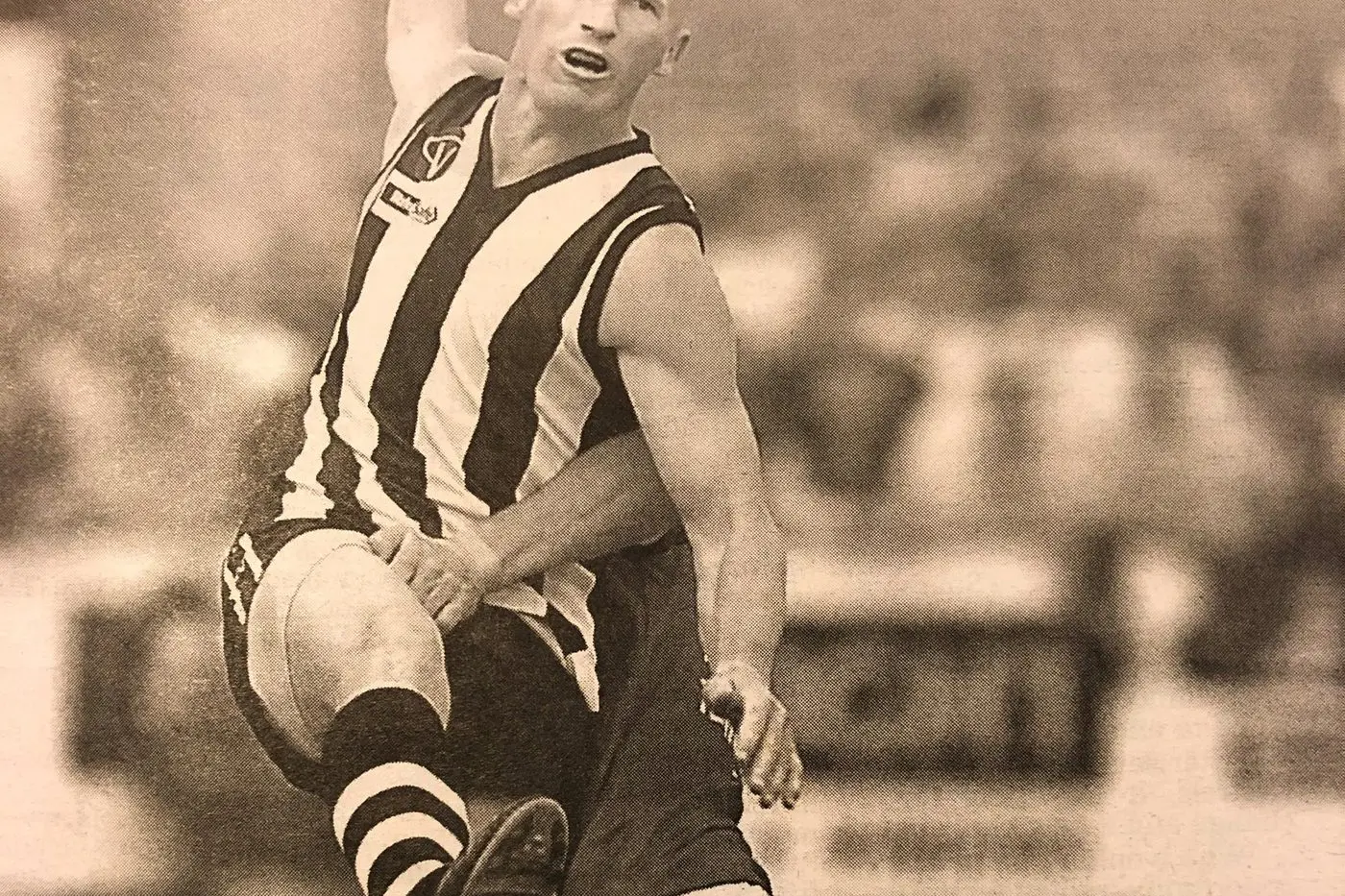 LOCAL SUPERSTAR: Scott Watson has been inducted into the GVFL Hall of Fame in commemoration of a lifetime of dedication to local football and a successful sporting career of his own. Id:25958