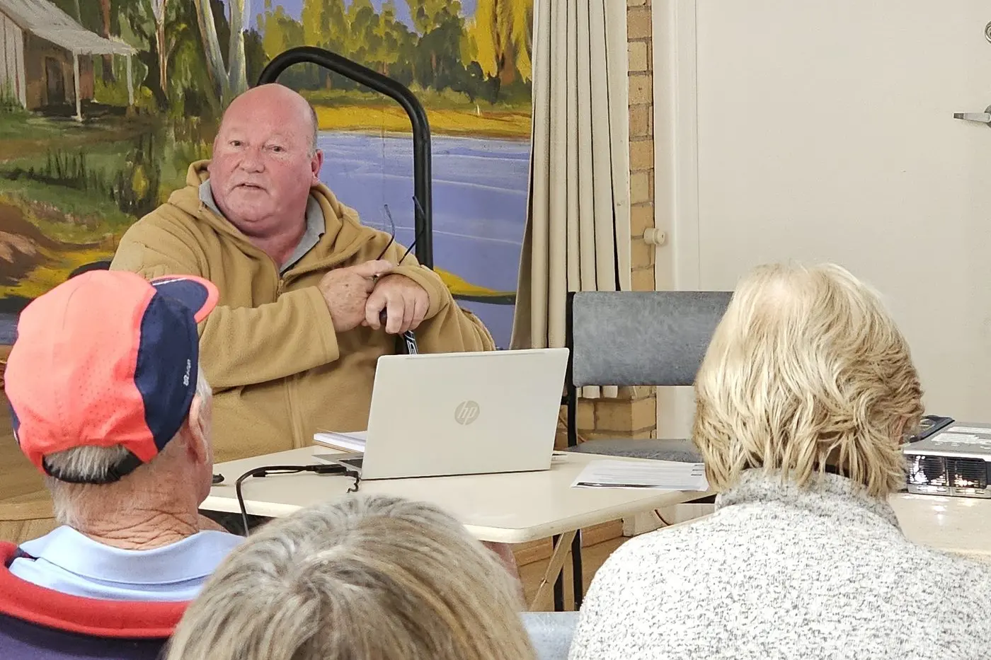 FUTURE VIEW AS WELL: Land management specialist Greg Bekker focused on how to best manage pastures and land for now and for into the future. PHOTOS: Frank York