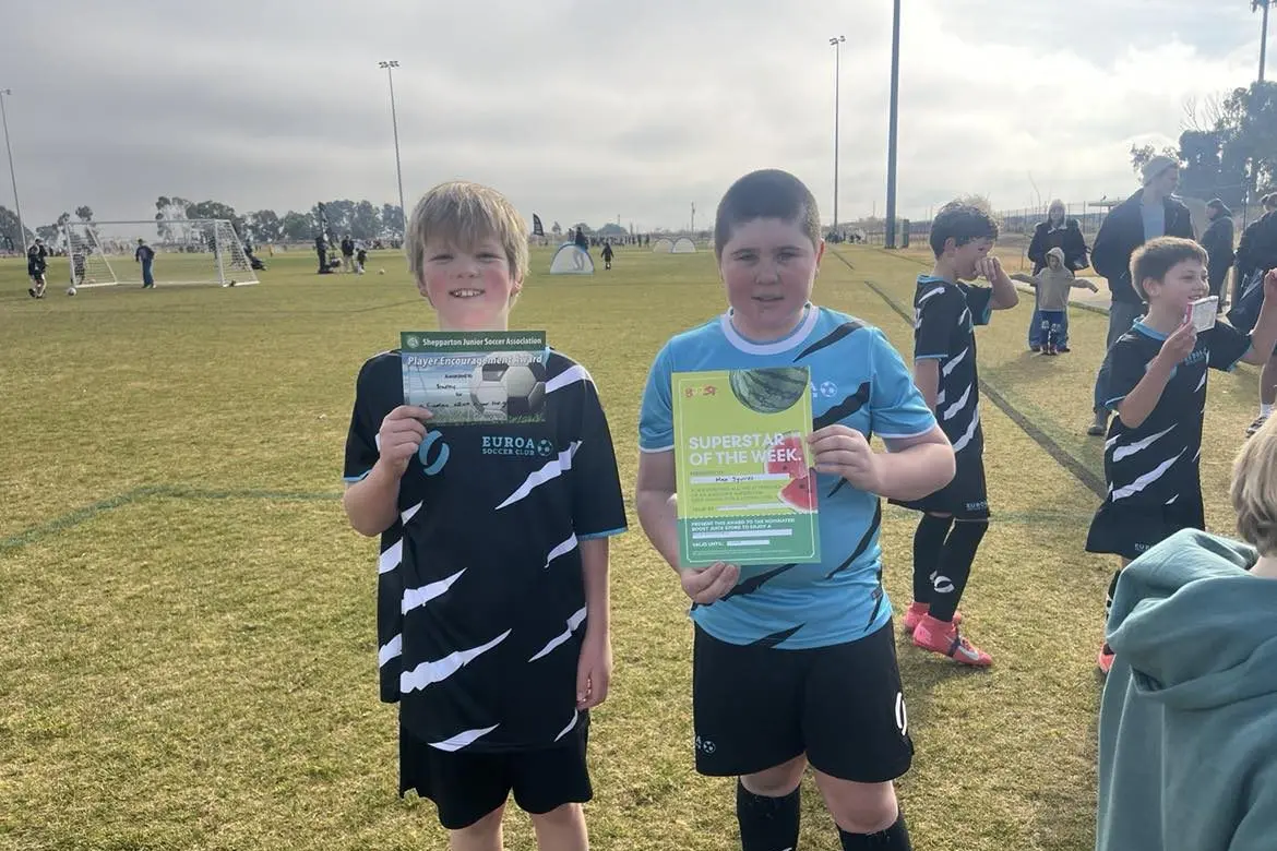 UNDER 10s WINNERS: Euroa\\u2019s under 10s kept their winning streak alive, with Bradley and Max earning gameday honours.