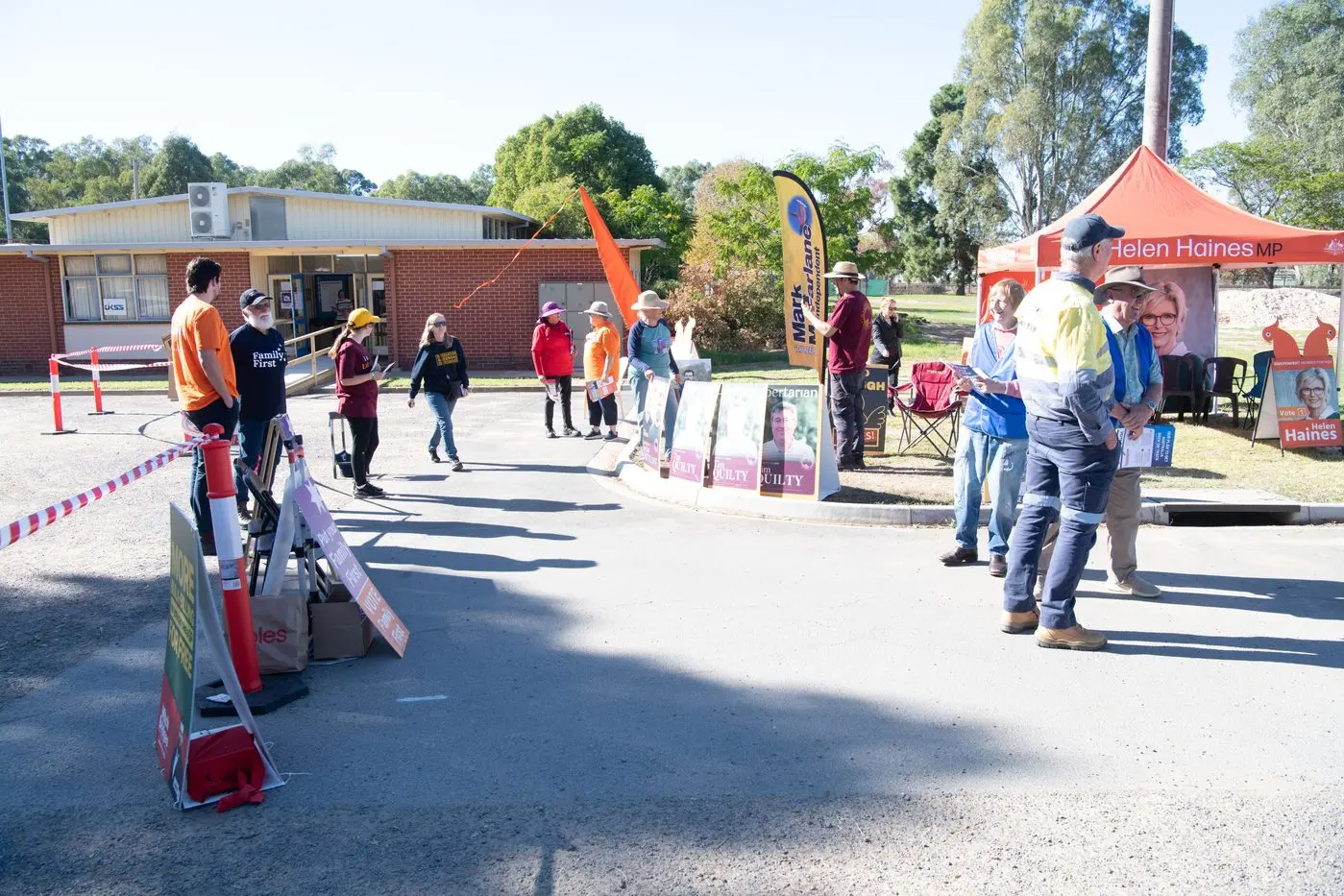 DEMOCRACY MANIA: Pre-poll voting centres across Indi have been busy, with more than a third of the electorate already having cast their vote head of \\n Election Day tomorrow. PHOTO: Kurt Hickling