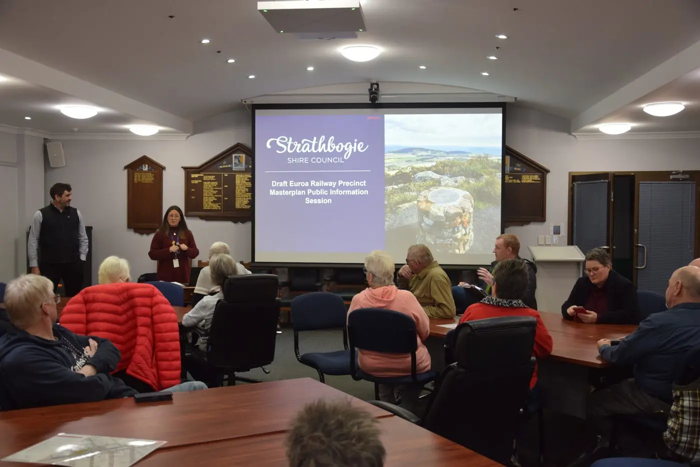 MASTERPLAN: Thirty-four locals attended the two consultation sessions on Monday. PHOTO: Andy Wilson