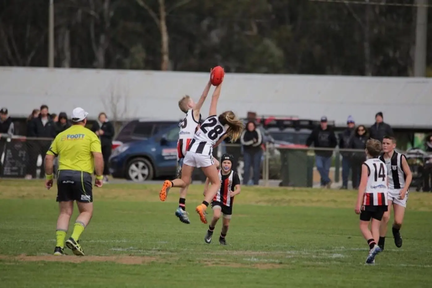 NO SHIRKING: Imogen Putt flies high with the best of them.