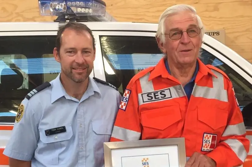 AN ORIGINAL AND ONE OF THE BEST: Euroa\\'s Robert Barns joined what was then the Civil Defence Organisation in 1966 and is one of only 16 current volunteers who were members during the 1975 change to VICSES. PHOTOS: VICSES