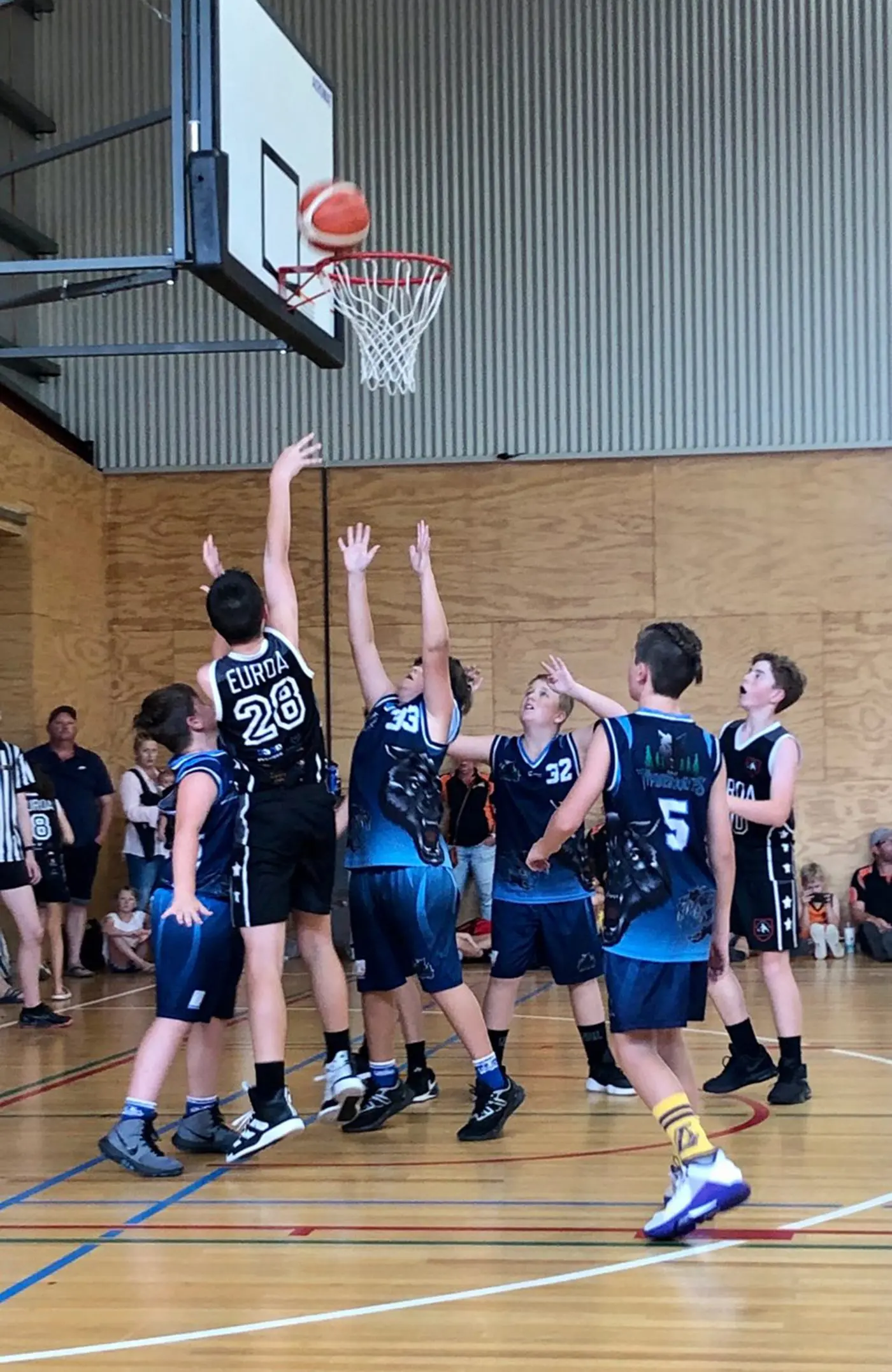 \\uF083 AND IT\\u2019S A GOAL: Charlie Thompson shooting for goal (pre-COVID).