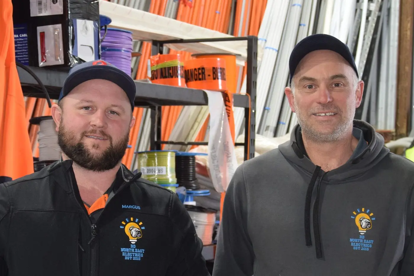 MUCH CHANGE: Marcus Mackrell and Brendan Hurle tend to sift through those applicants who do not like hard work to find their good-quality apprentices. PHOTOS: Andy Wilson