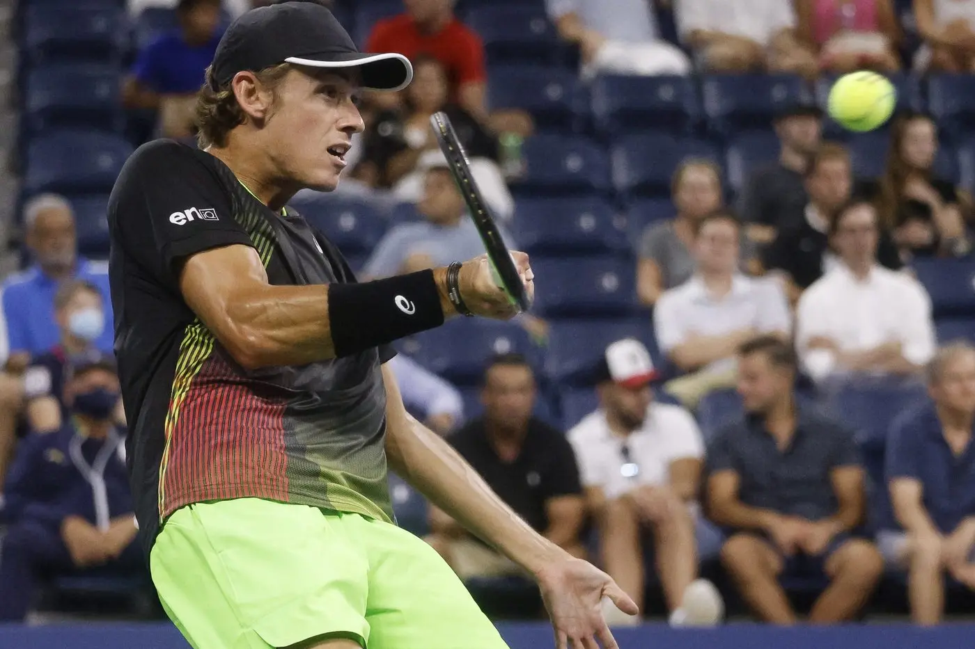 GOOD OPENING: Alex de Minaur has advanced to the second round in Vienna with a victory over Kevin Anderson. (EPA PHOTO)