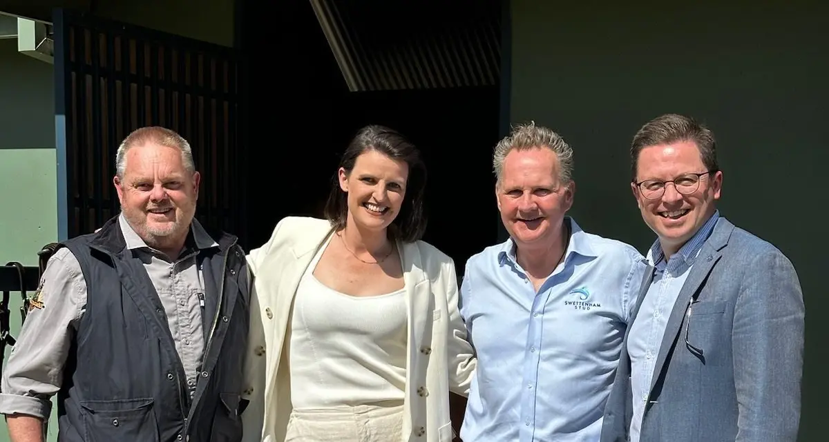 Thoroughbred breeding season off and racing