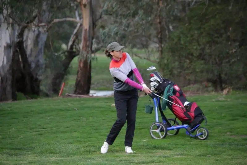 ON A WINNING STREAK: Melissa Eddy had a great day on Saturday, not only winning division two but also the monthly medal. PHOTO: Mattew Mills