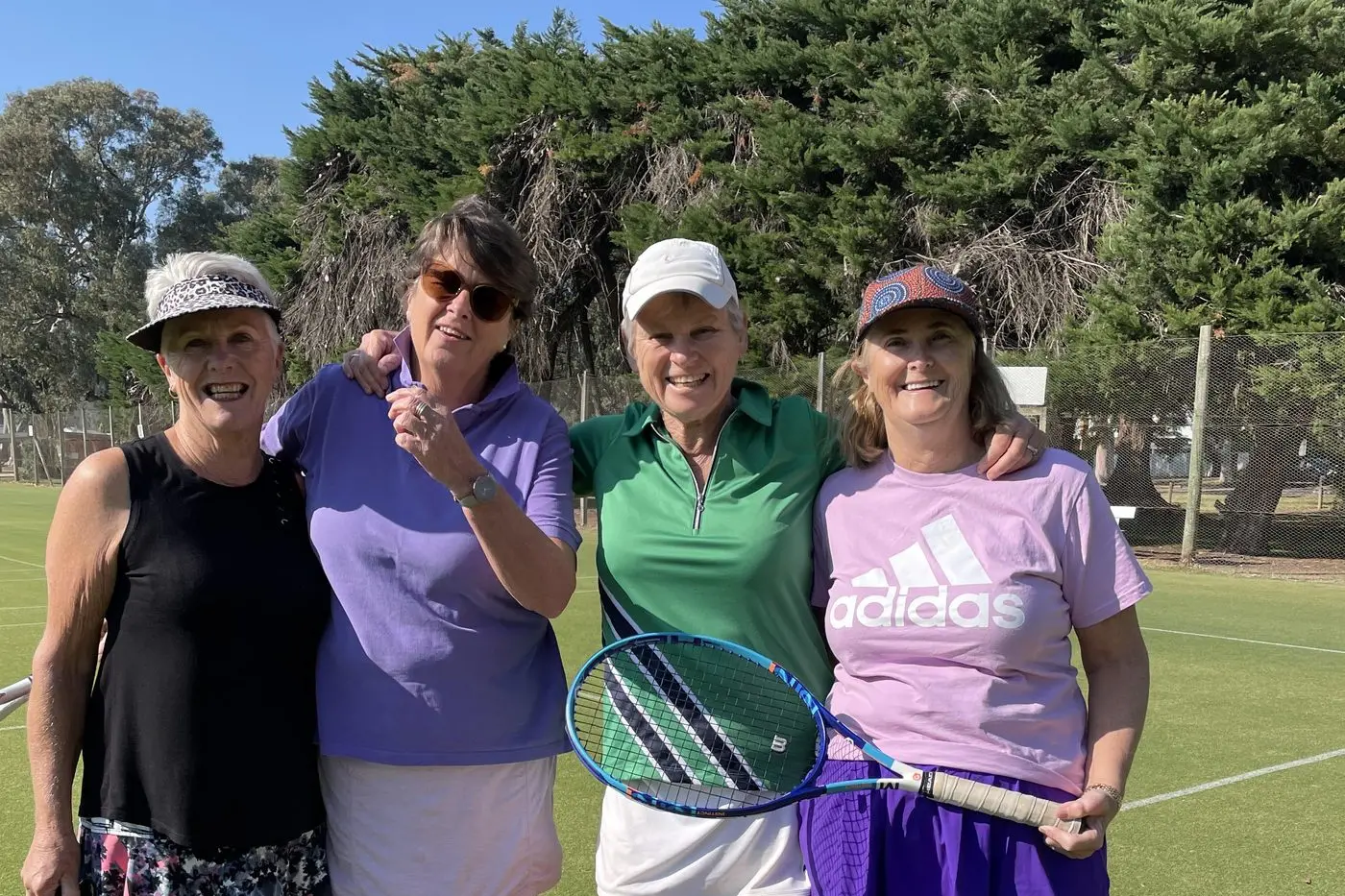 CREIGHTON\\'S CREEK: Ros Doxey, Erica Mercer, Sue Vaughan, and Faye Mollison. PHOTO: Rhonda Carpenter