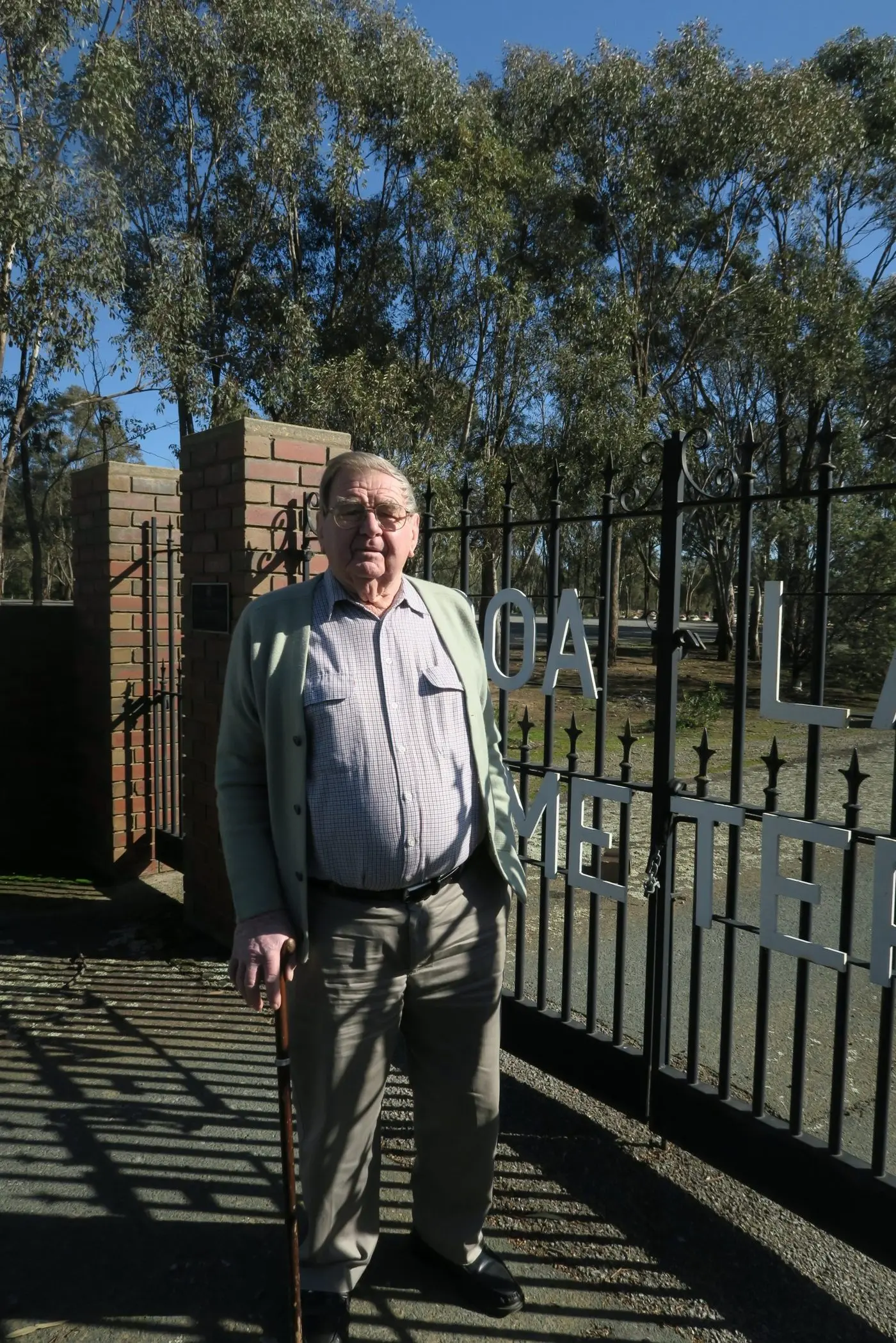 LOCAL HISTORIAN HONOURED: Euroa resident Max Burnside, who received an OAM on the Queen\\u2019s Birthday, recognising his work with local history and the Euroa Cemetery. PHOTO: Heather Bamford