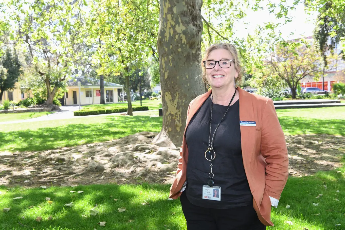 BIG PLANS: Northern Victoria MP Tania Maxwell last month presented a cost proposal for a specialist family violence court to be established in Wangaratta. PHOTO: Kurt Hickling Id:33196