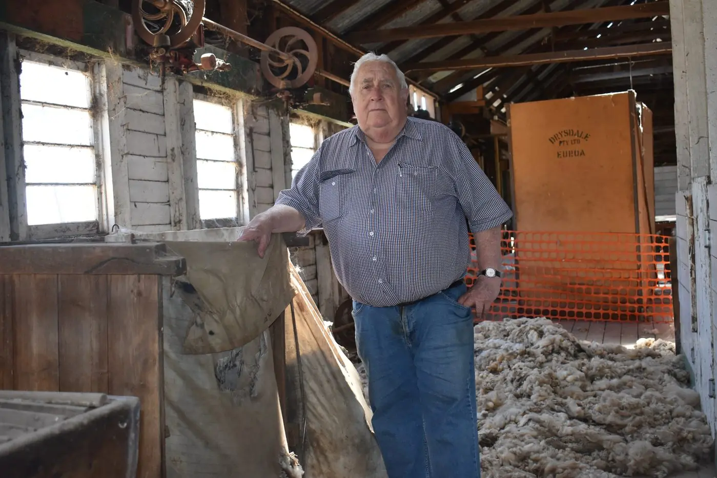 SHEARER\\'S DREAM: Bernie Walker has dedicated much of his life to Australian and World shearing over the past 66 years