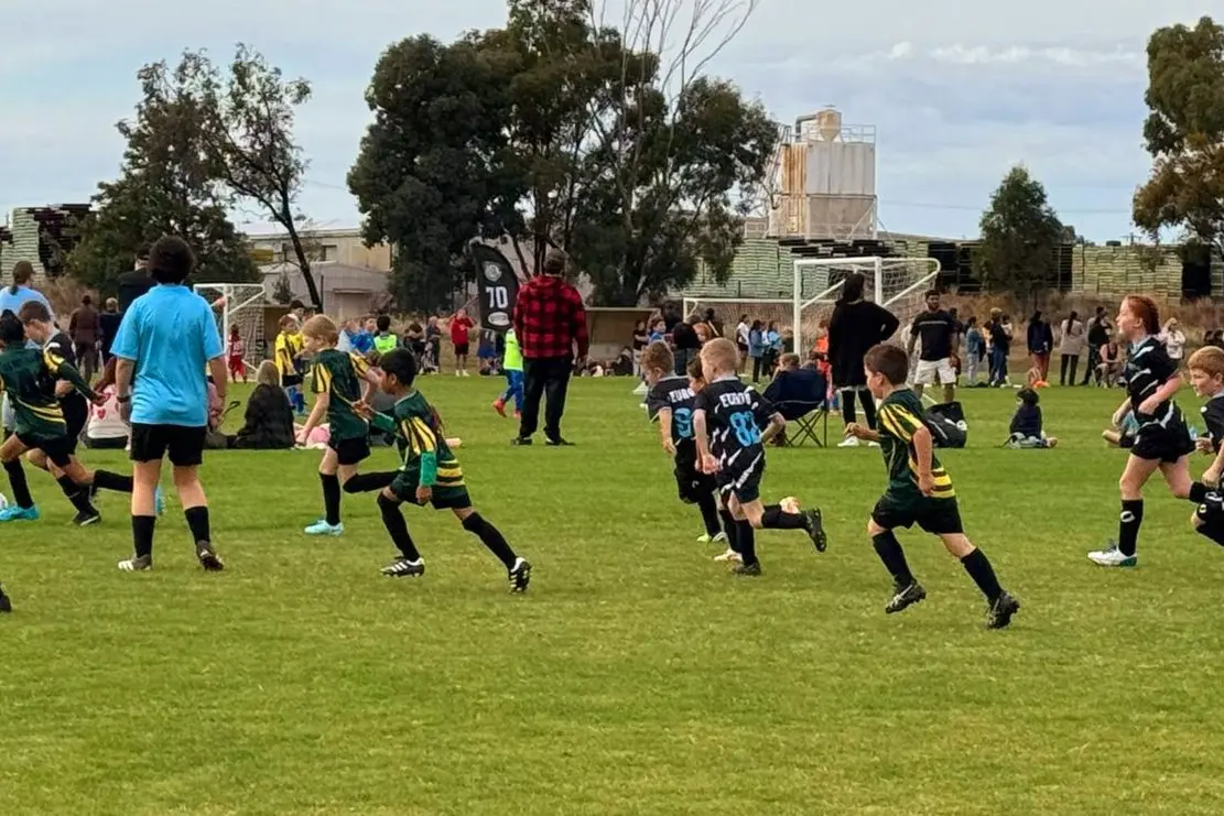 KICKED OFF: A strong debut for Euroa Soccer Club as the Under 8s hold their own with a draw