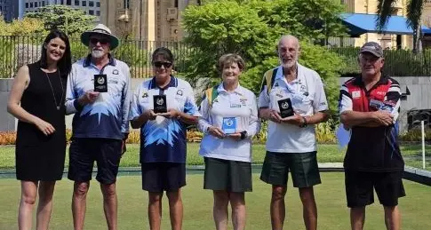 Violet Town Bowls Club takes on Parliament House in Inaugural Cleeland Cup