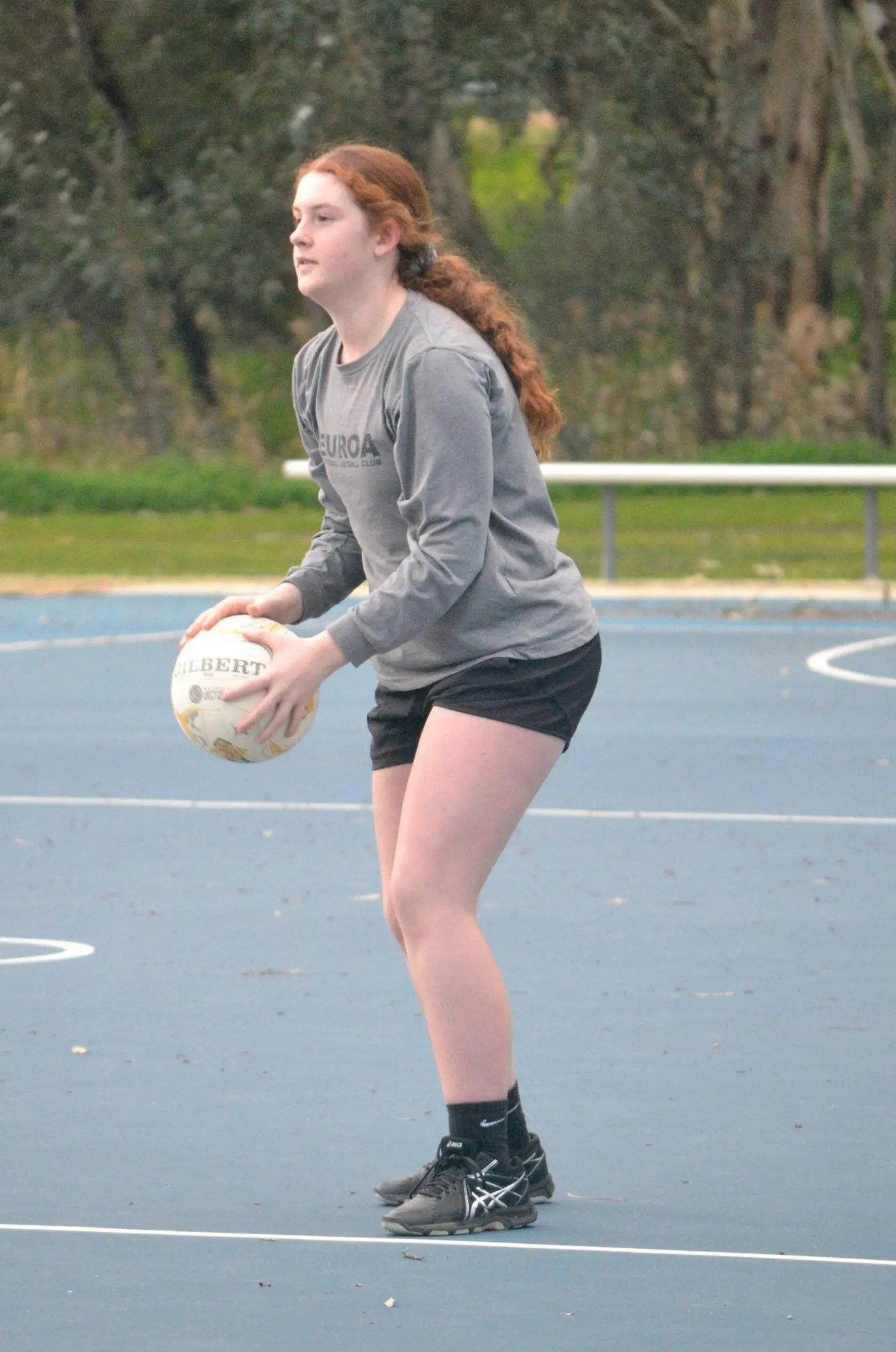 DECISIONS: Lily Meehan gets back into the swing of training.