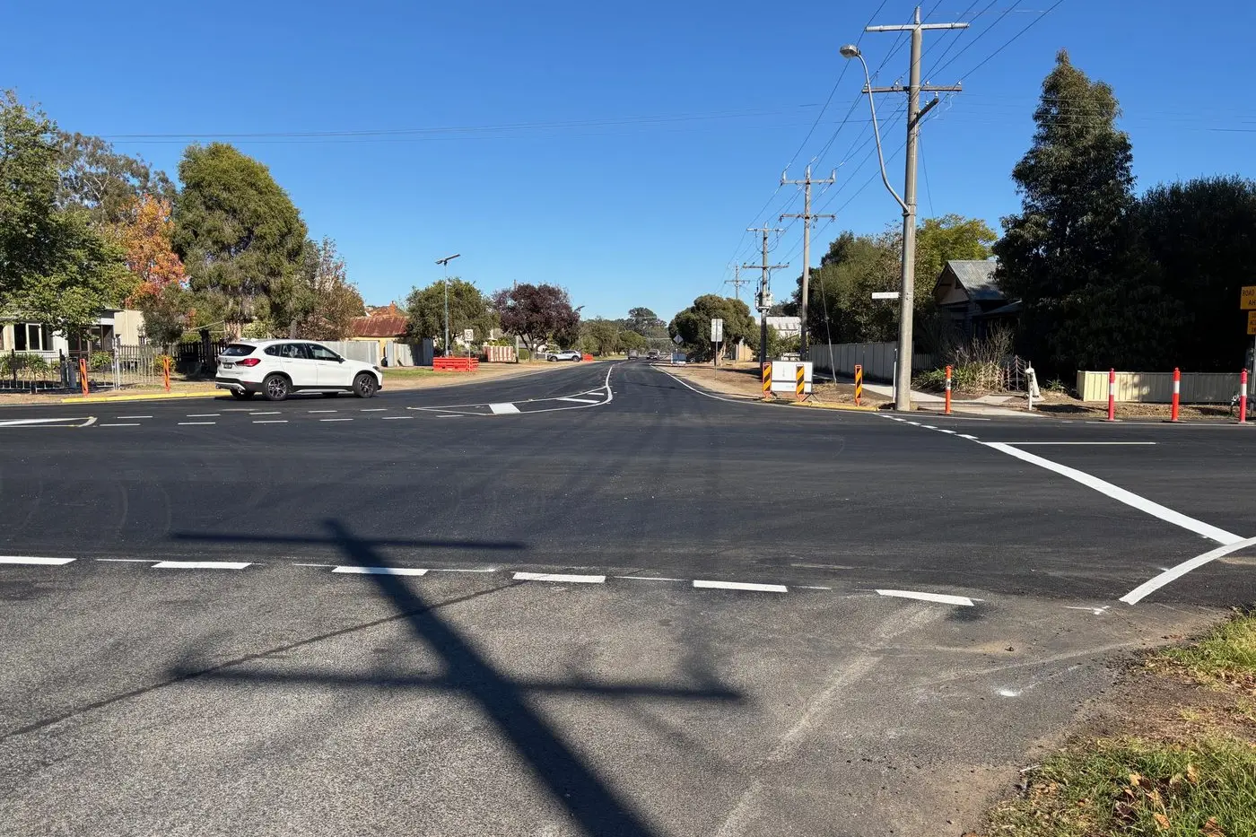 CHANGE OF WAYS: The new view looking southwest down Brock Street.