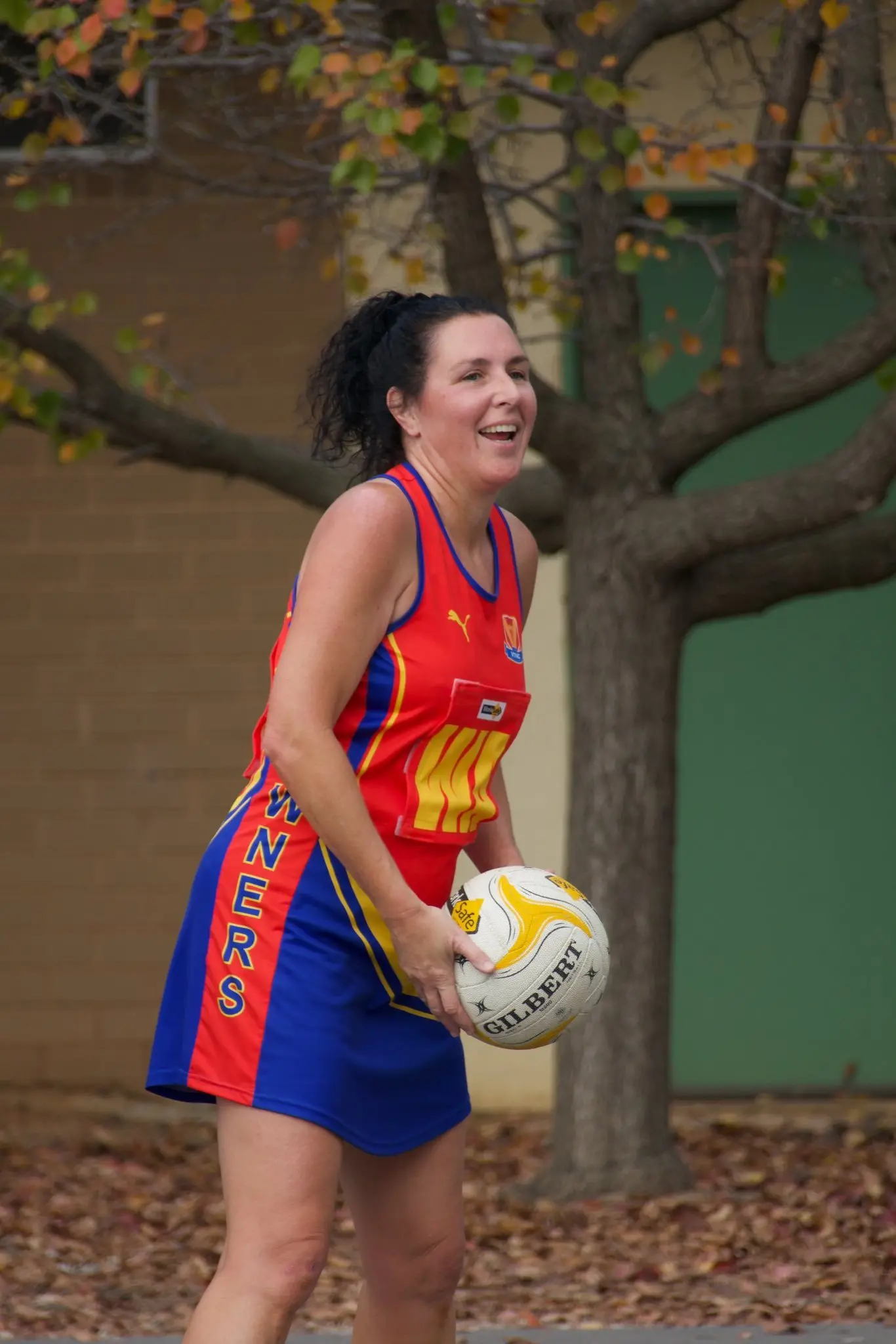 ENJOYING THE GAME: Emma Warnock surveys the court for her next move.  PHOTOS: Teagan Kubeil