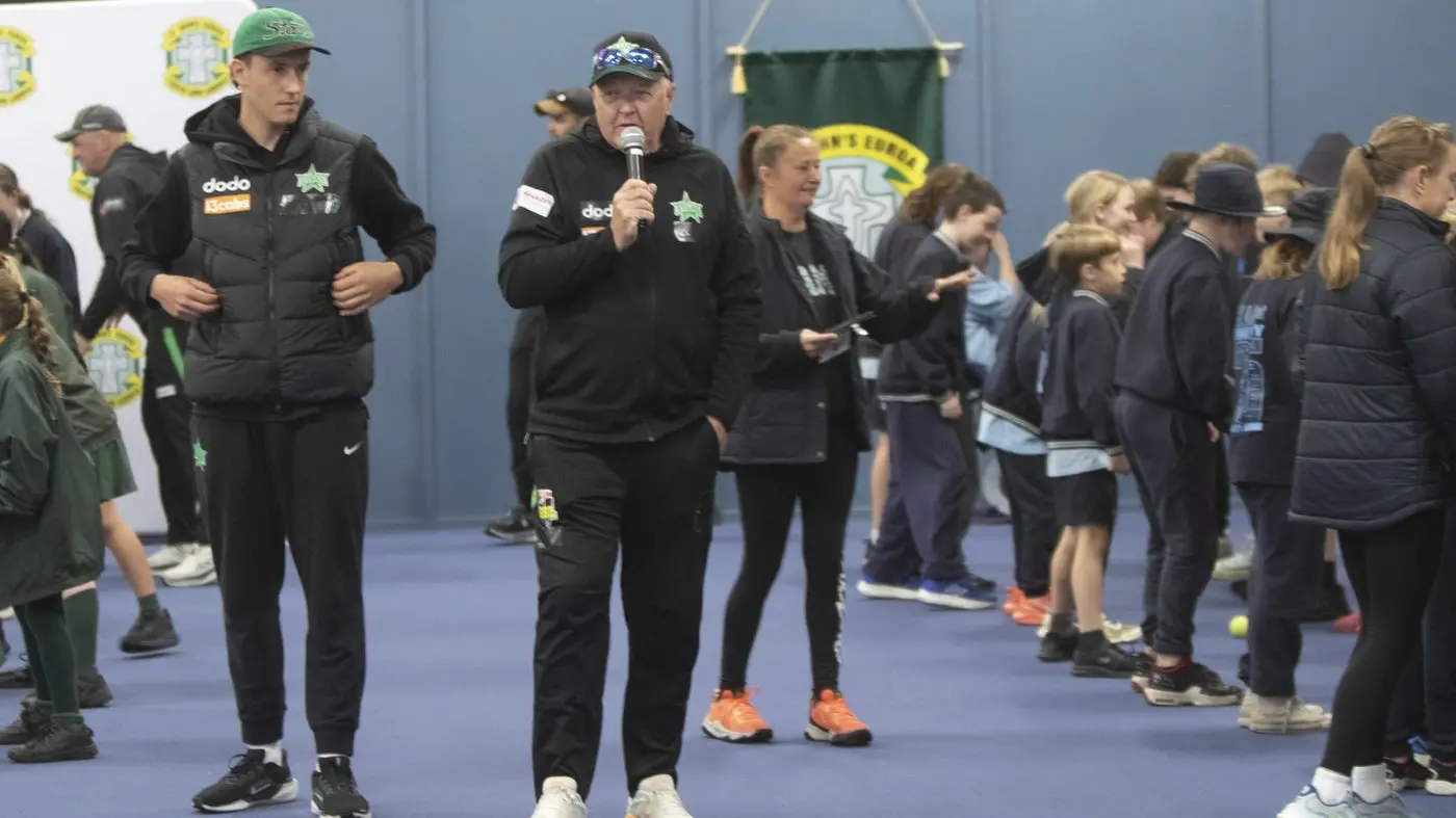Melbourne Stars bring cricket fun to St John’s