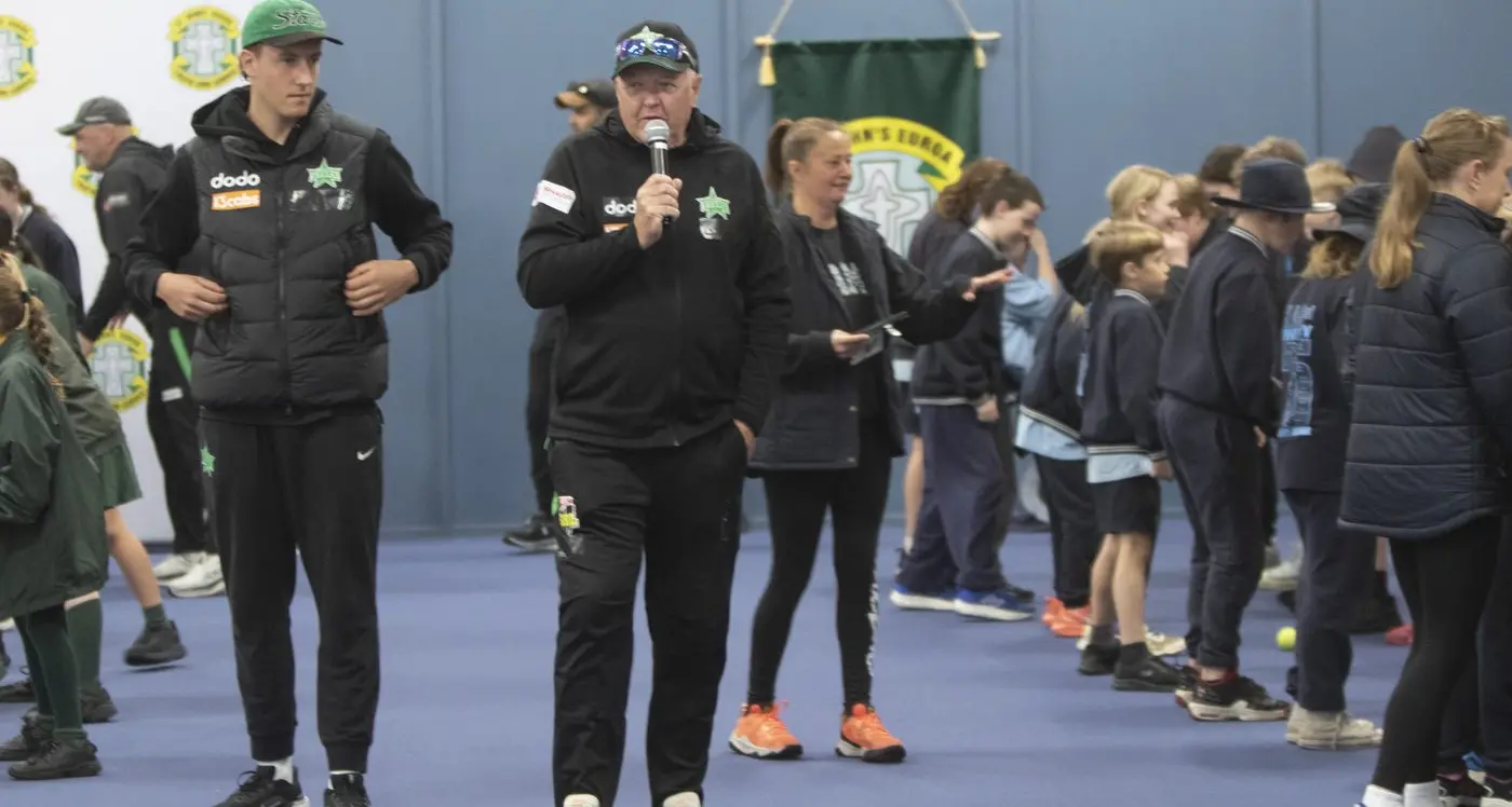 Melbourne Stars bring cricket fun to St John’s