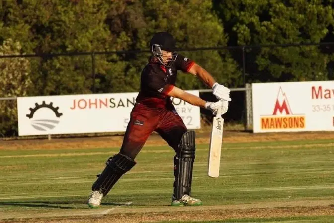  GETTING READY: Nagambie\\'s Kyle Winter-Irving is getting his batting technique ready ahead of the upcoming local season. 