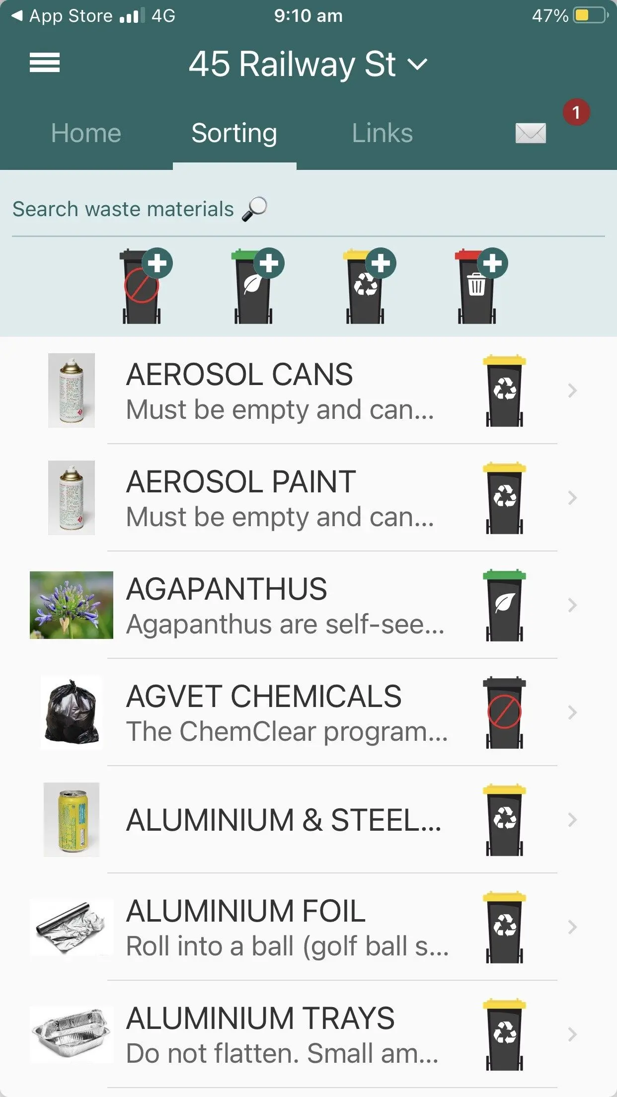 THE WHAT, WHERE, WHEN, AND WHY OF RUBBISH: The Council\\'s new app not only sends reminders of what bin needs to go to the curb and when, but also advises on what item needs to go where. PHOTO: Andy Wilson