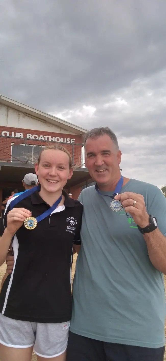 Kadey & dad take out medals