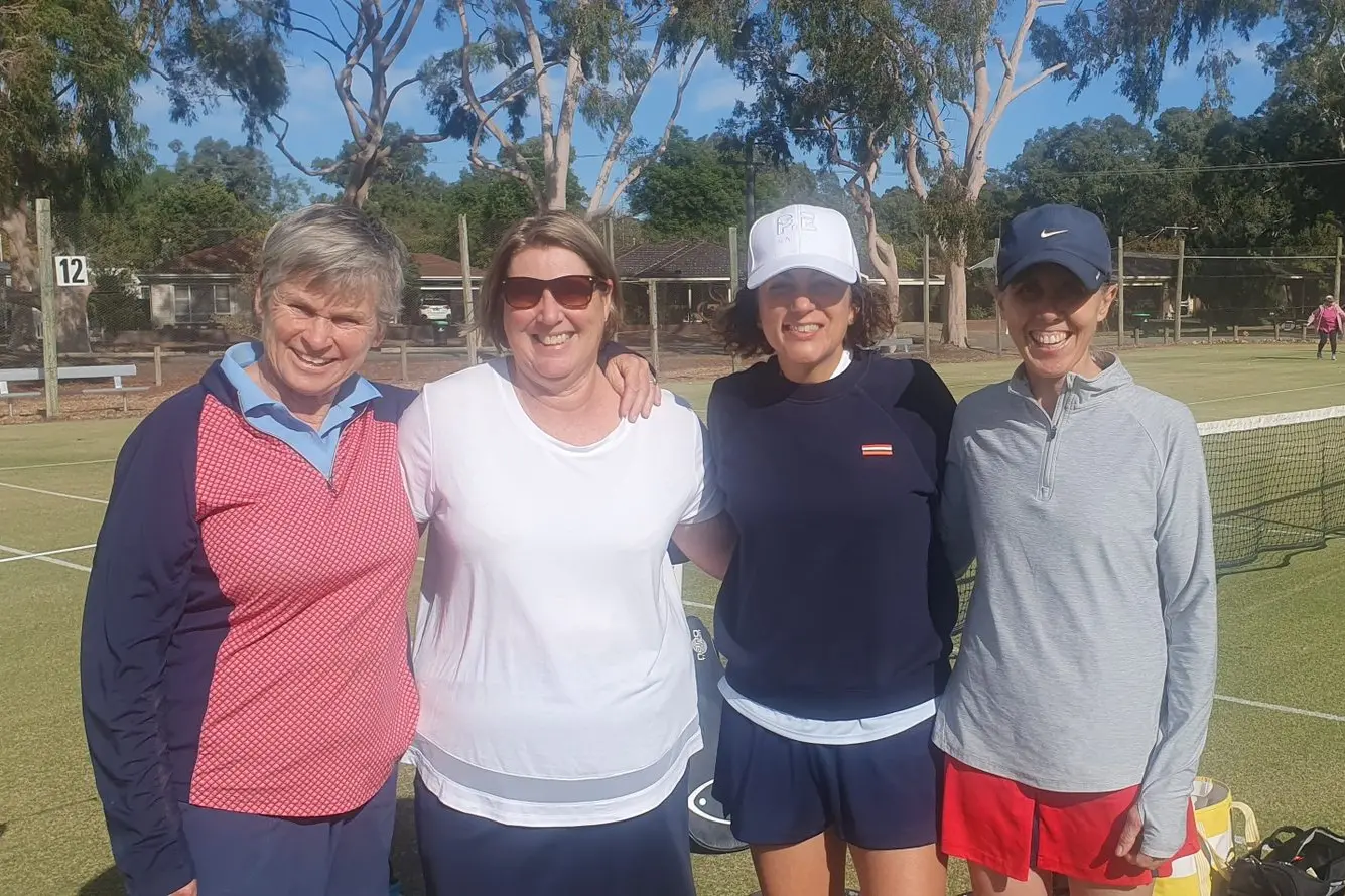 SUNNY SKIES: Moglonemby\\u2019s Sue Vaughan, Judy Sands, Danielle Scotis, and Lisa Krepp.\\nPHOTO: Ro Ellis