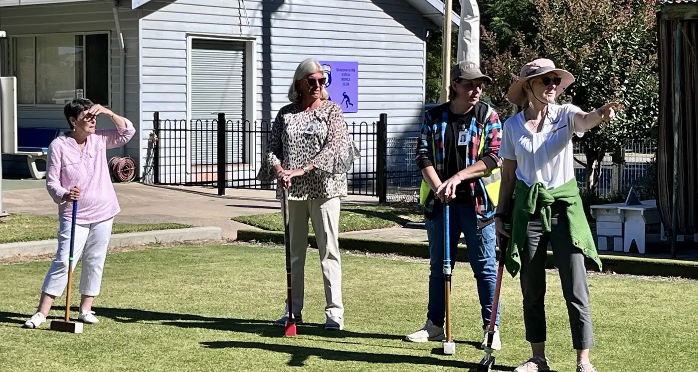 Volunteers night out with Euroa Health