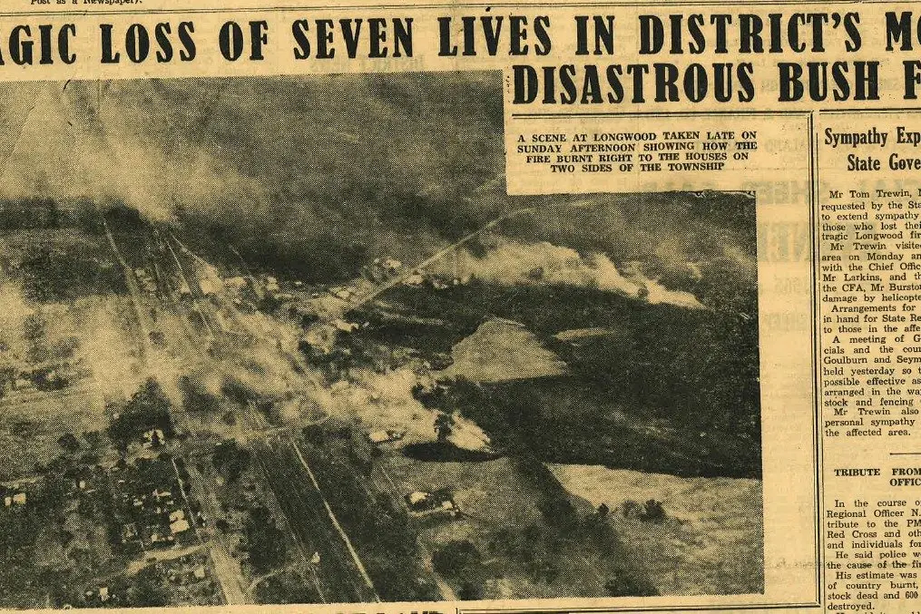 60 YEARS ON: The Euroa Gazette reported on the disaster in 1965.