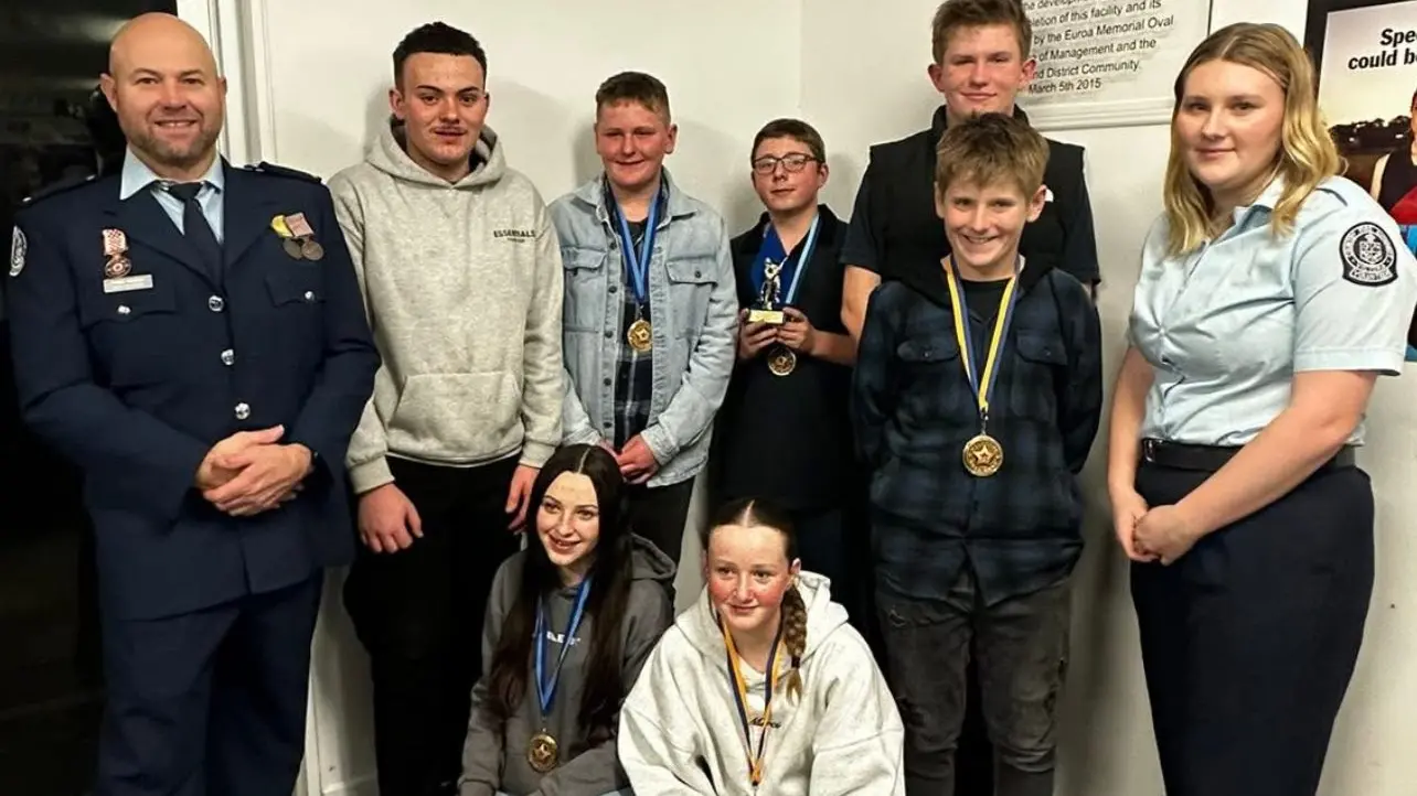 Juniors shine at Euroa Fire Brigade awards