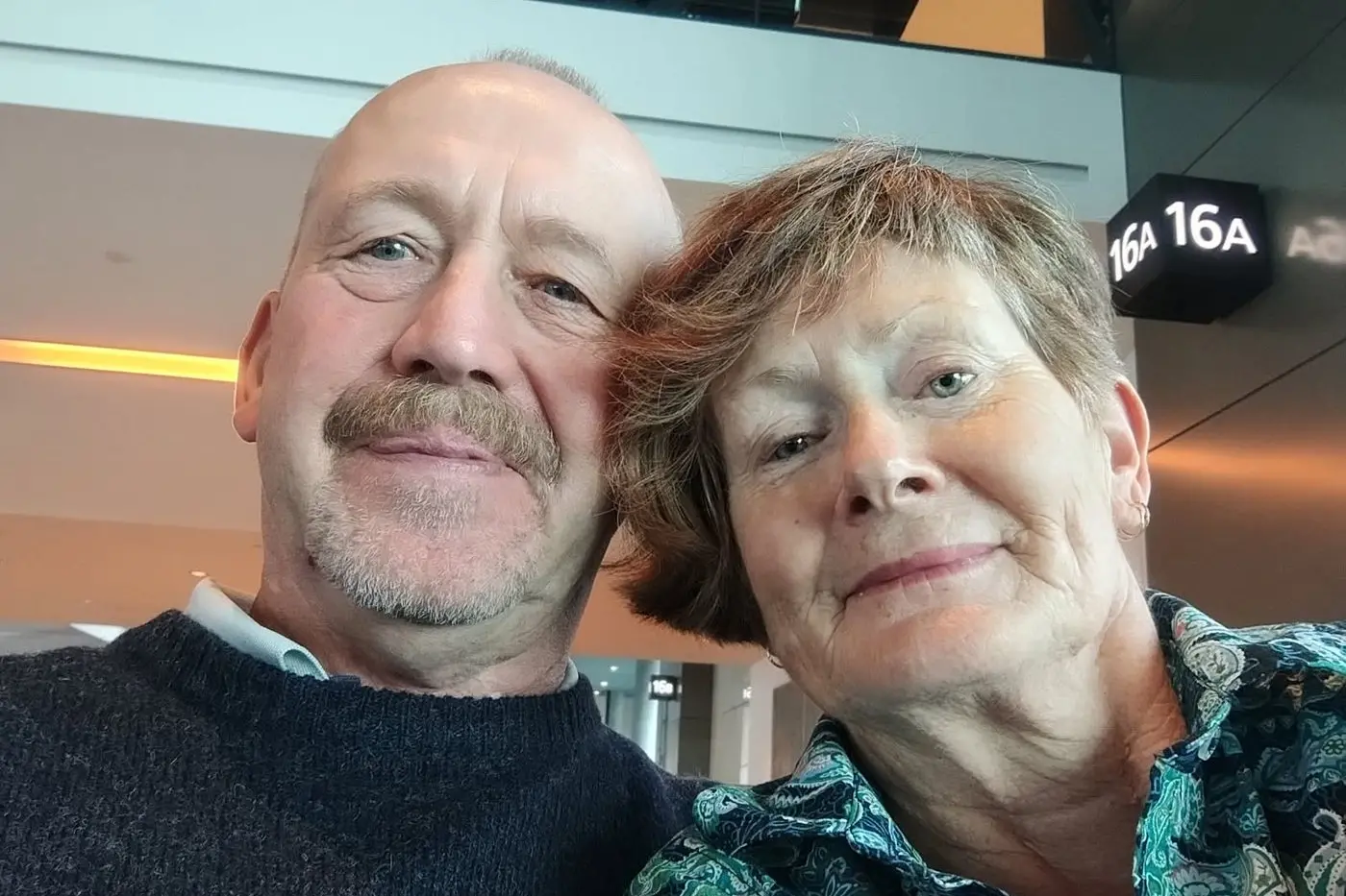 SIMPLY TALK: Graham \\'Jonesy\\' Jones with wife Leanne Jones-Russell, who wants men to speak up about prostate cancer. \\u201CThat is my message - talk about it.\\u201D