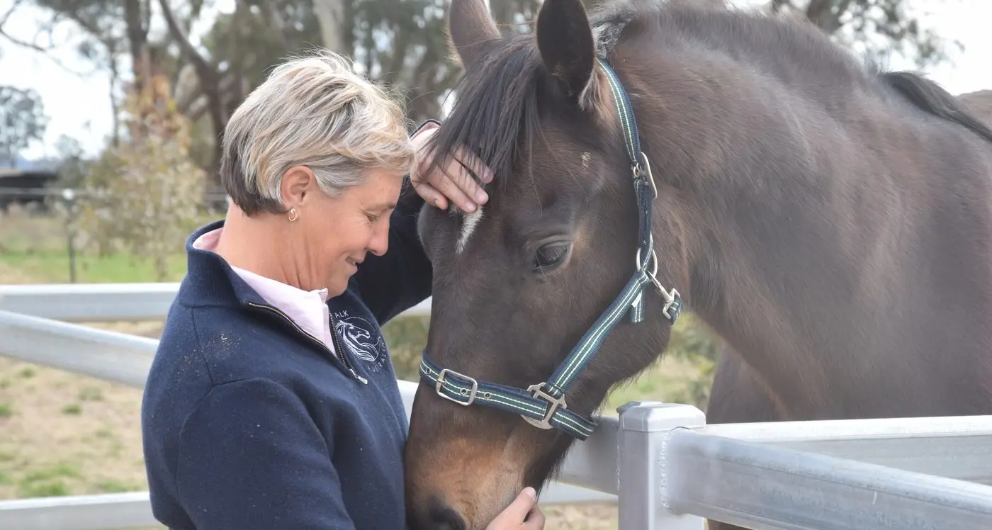 Robyn's journey from Euroa sergeant to equine-assisted psychotherapist