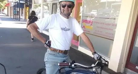 Bike aficionado gets an e–bike