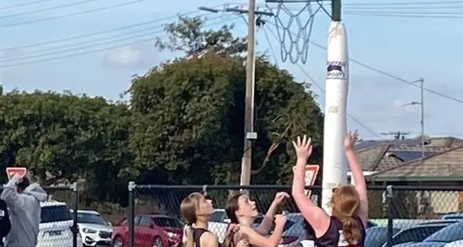 Paige and Matilda light up the court with long range shooting brilliance