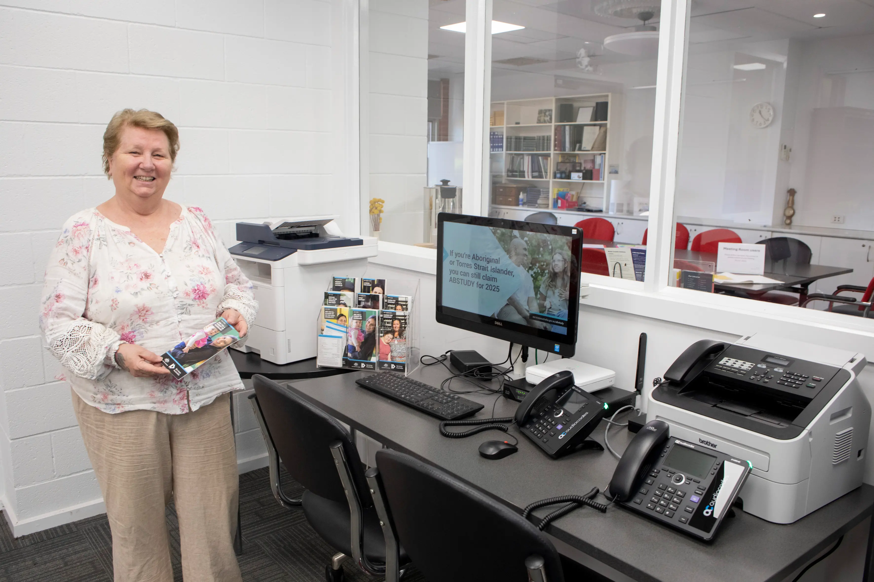 <p>COMING SOON TO A LIBRARY NEAR YOU: Wendy Greenwood with the newly arrived hardware. PHOTO: Dale Mann</p>\\n