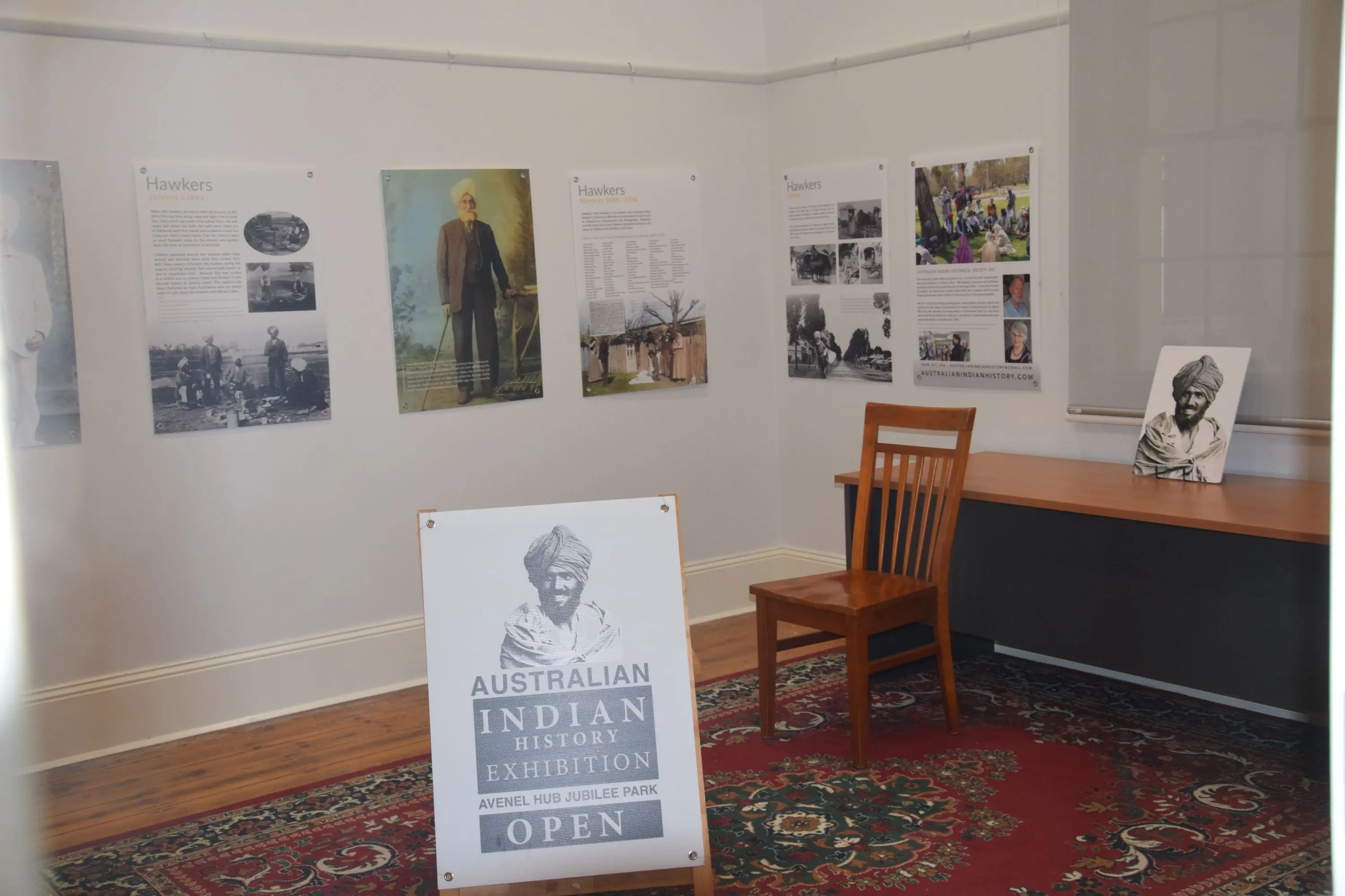 <p>MUCH WORK: The display is the result of detailed research done by Crystal Jordan and Len Kenna and is in the Community Hub on Queen Street in Avenel. PHOTO: Andy Wilson</p>\\n