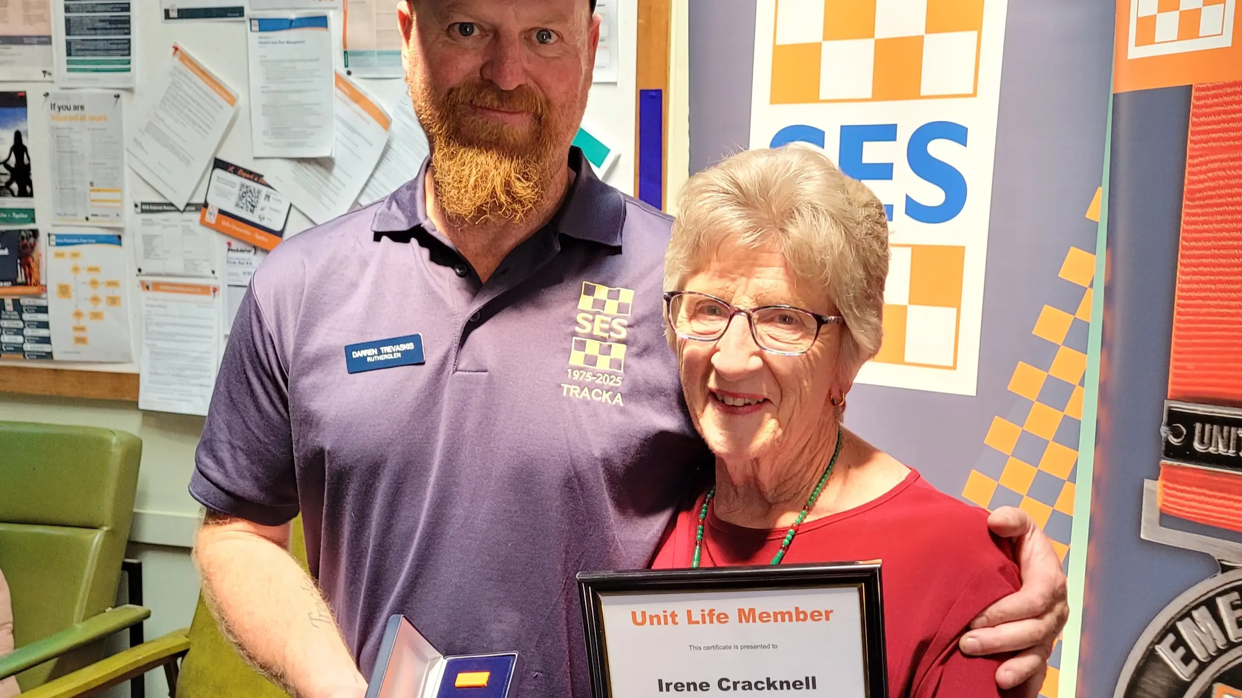 Retiring SES volunteers honoured