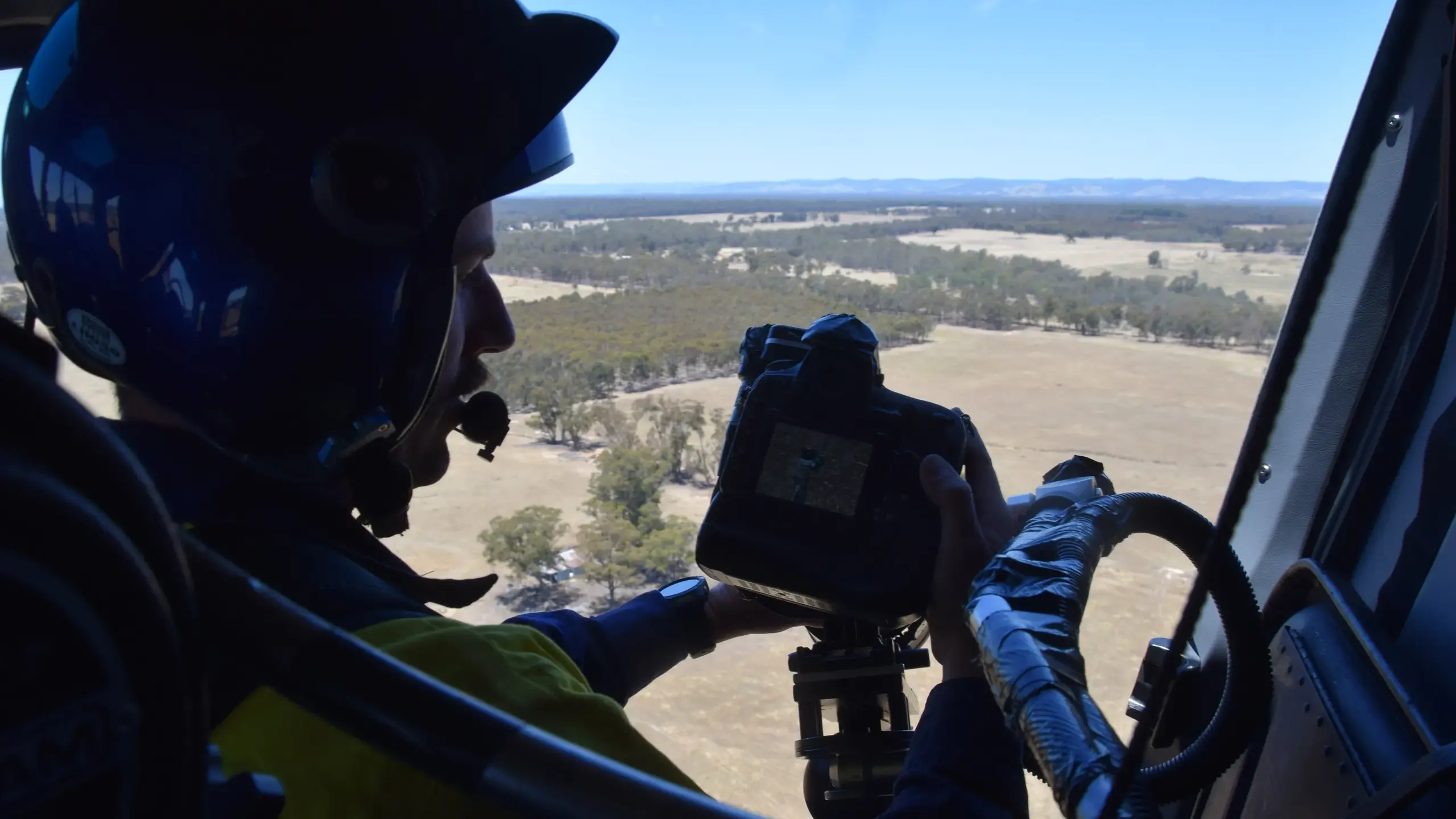 Safe hands watch over the power lines