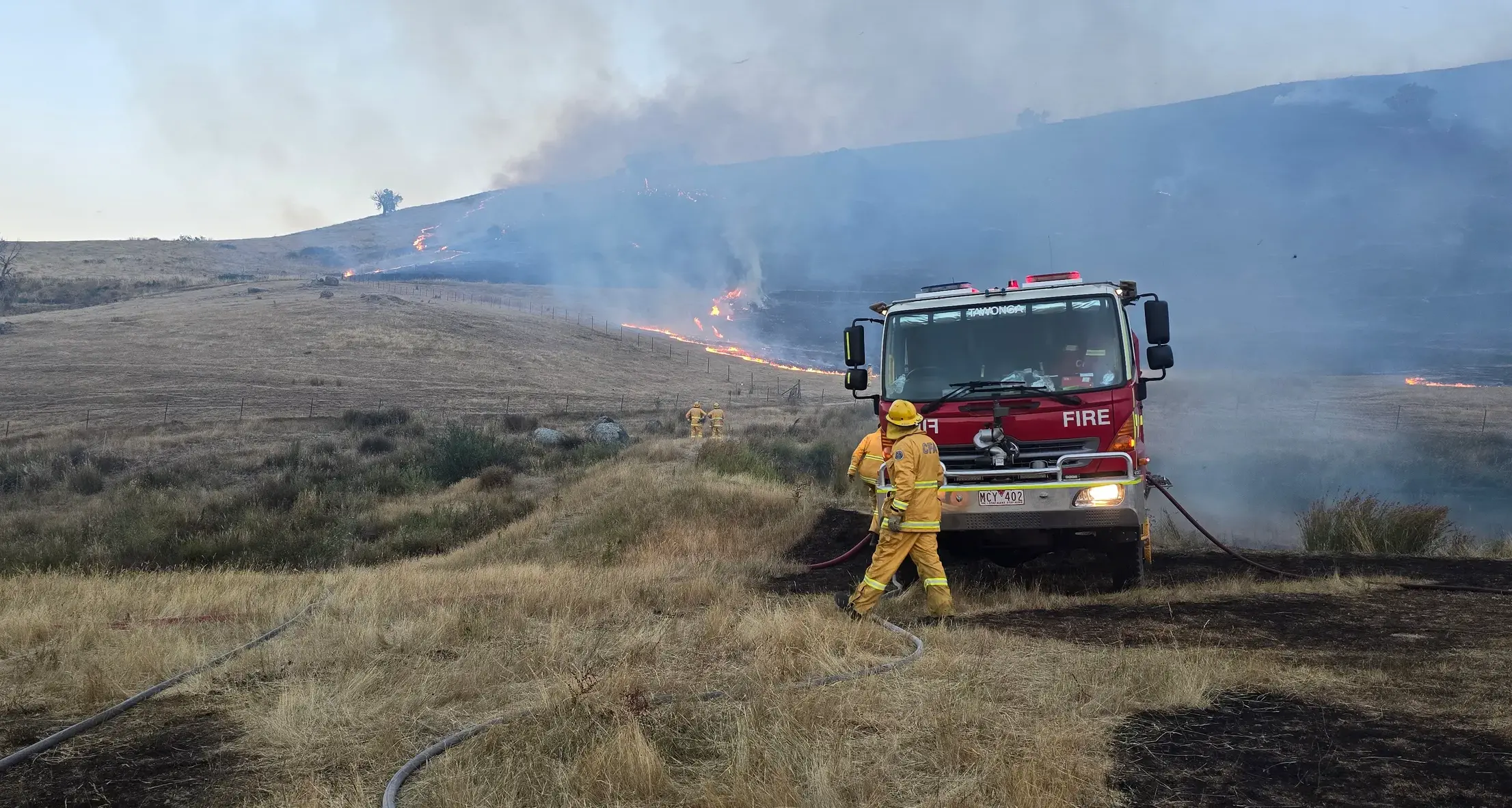 Community support boosts morale for volunteer firefighters