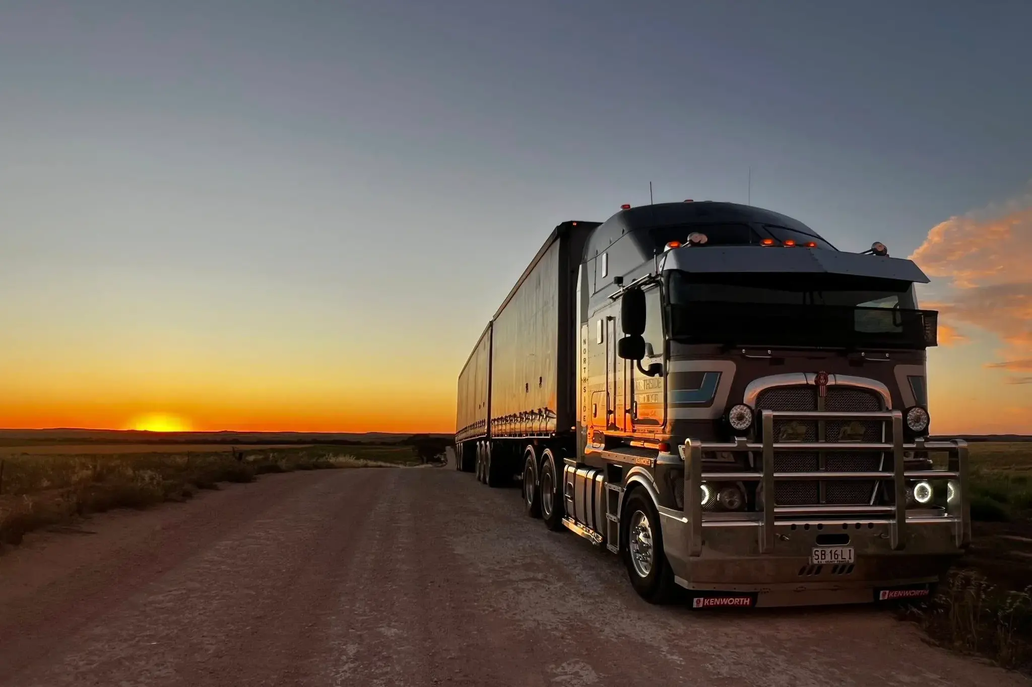 <p>DAWN BREAKS ON GENEROSITY: Tom Imhoff\\'s truck which South Australian communities filled with goods for fire-affected communities.</p>\\n