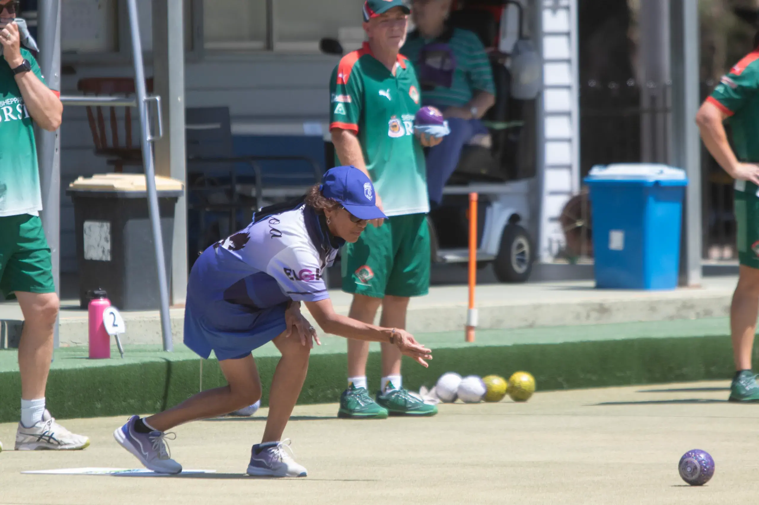 <p>FAST OPENING: Margaretha Cerini looks to place a strong opening bowl.</p>\\n