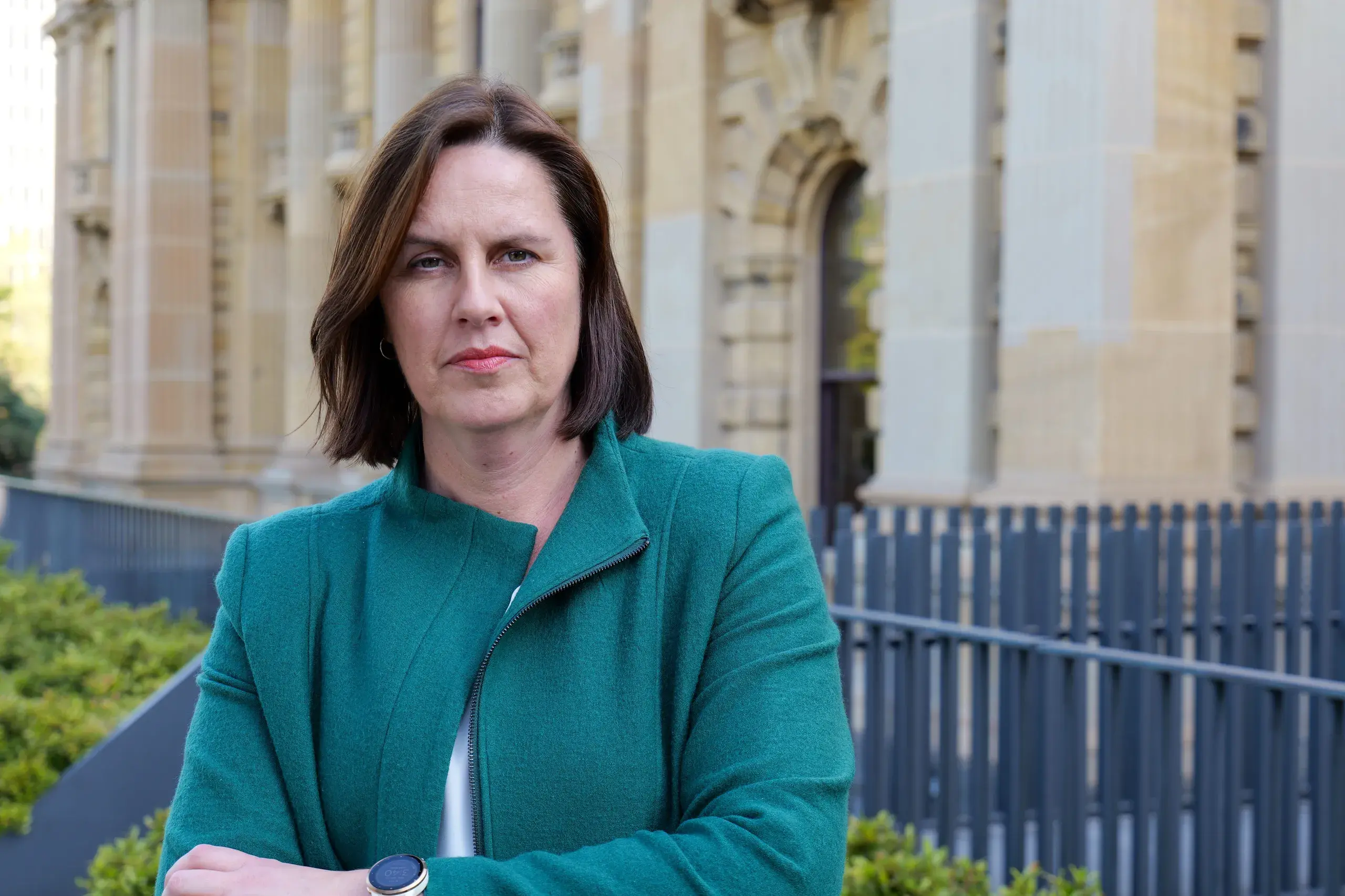 <p>TERRIFYING FOR ANY FAMILY: Gaelle Broad spoke of one family who lost power during a fire threat, which knocked out their phone signal.</p>\\n