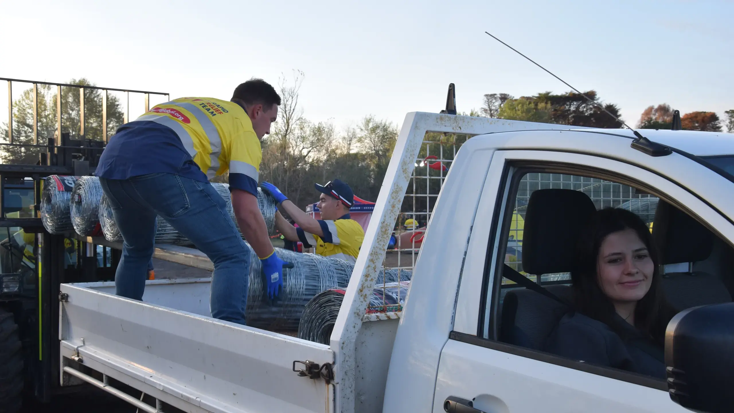 Army of relief lands in Ruffy
