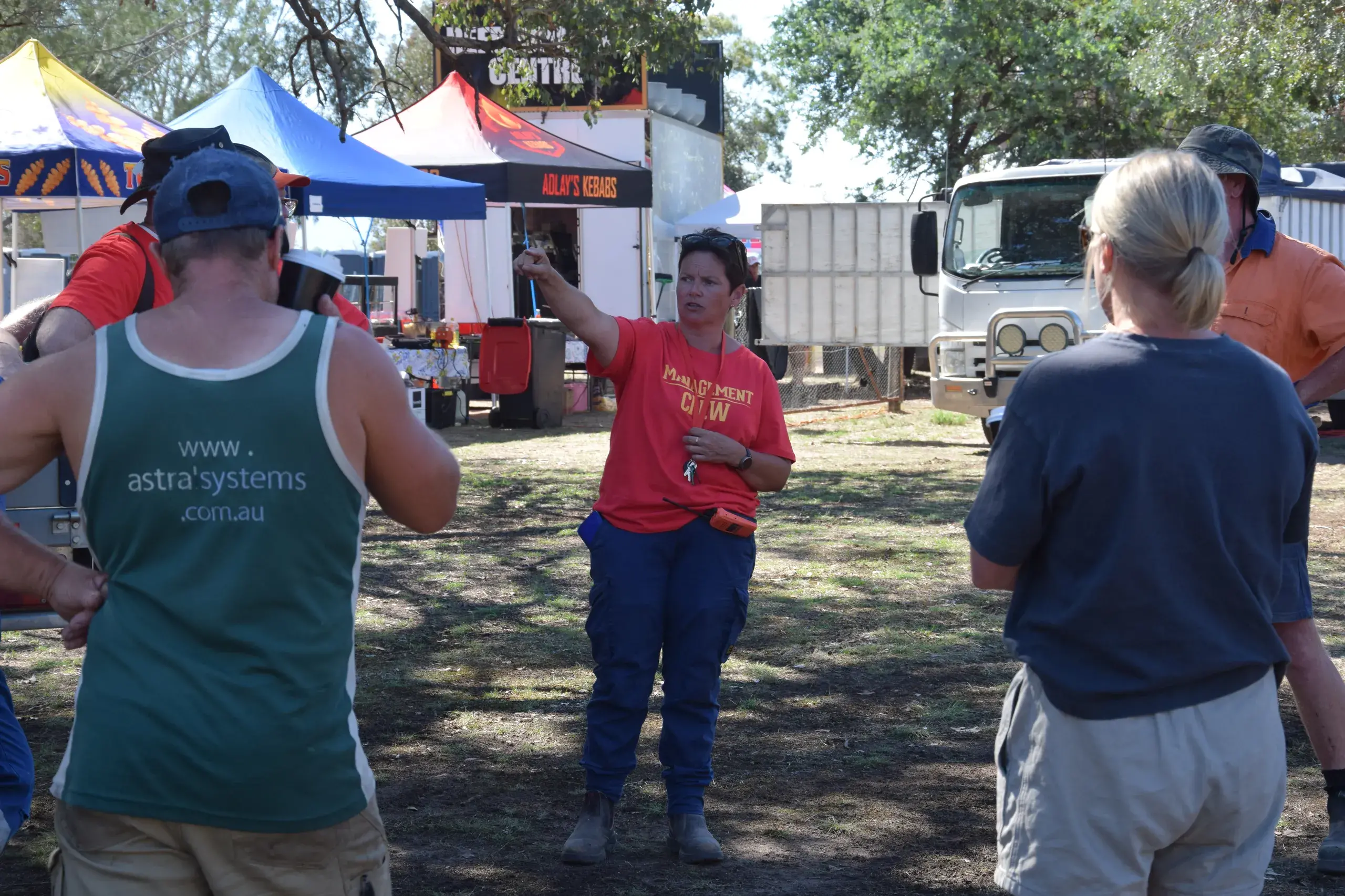 <p>THE FINAL HOURS: Shona \\'Shorty\\' Guest on Saturday morning directing her troops through the final preparation.  #longwoodgetsitdone PHOTO: Andy Wilson</p>\\n