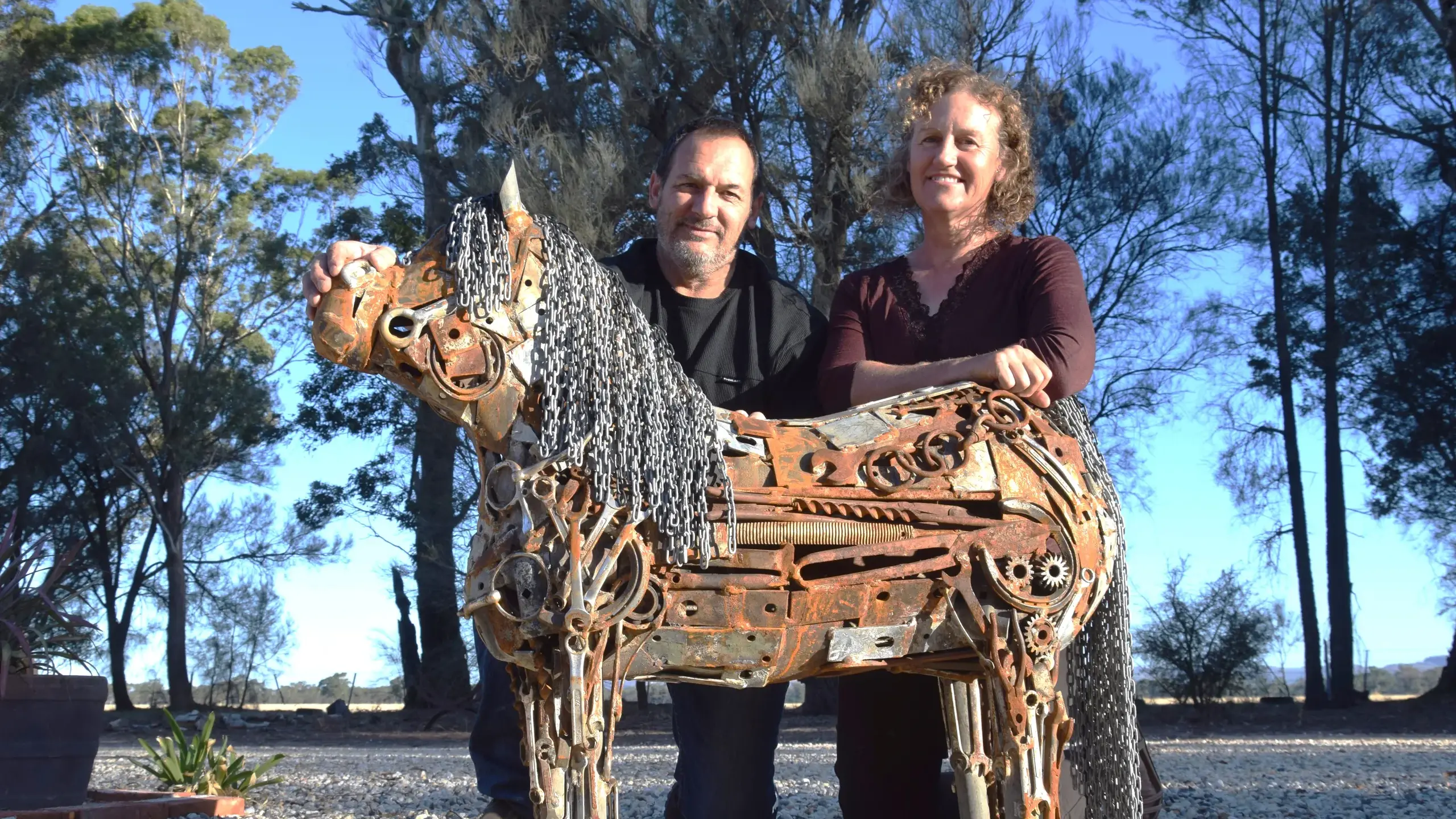 New sculpturing couple among the RAGE
