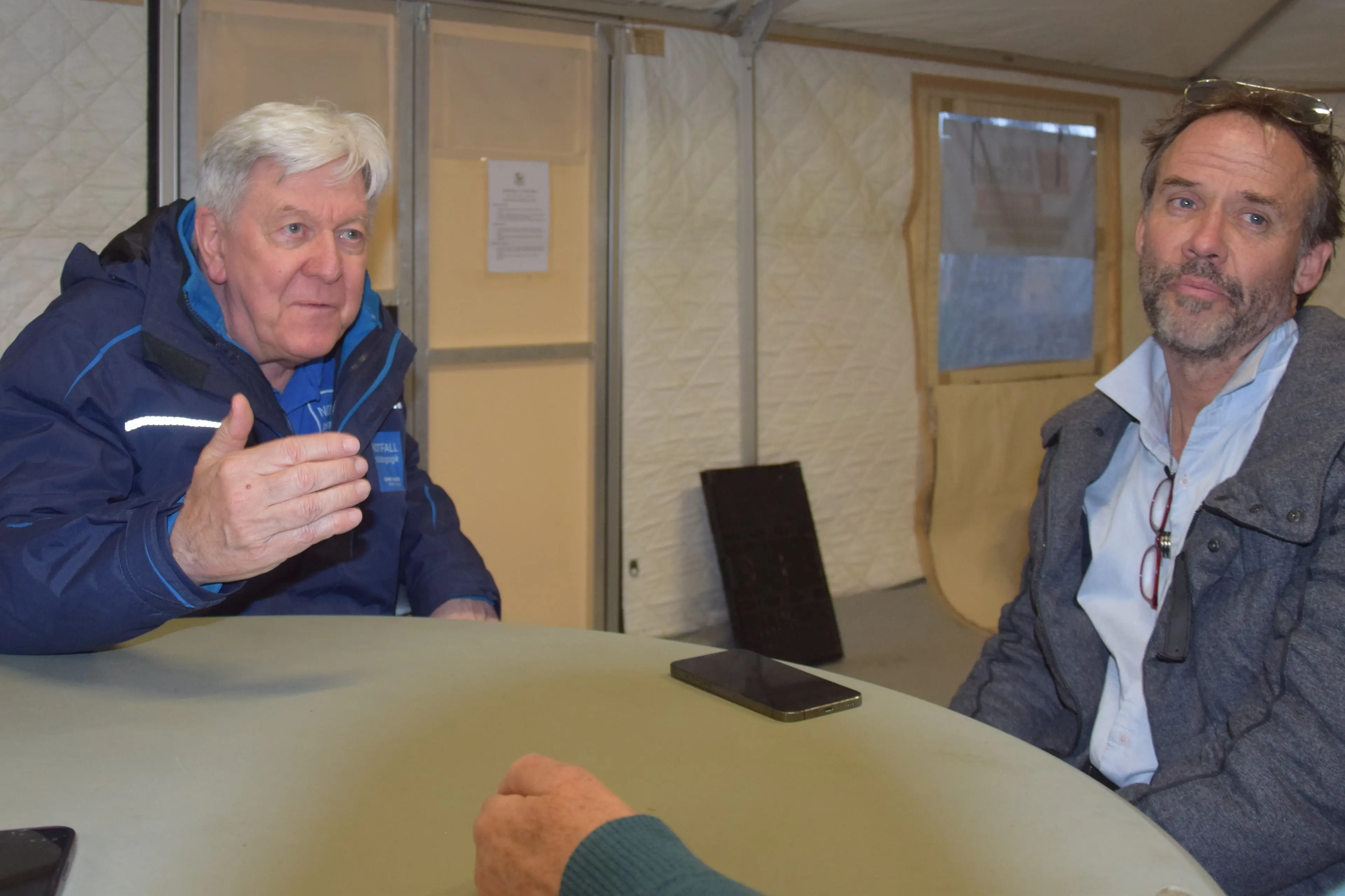 <p>LANGUAGE POWER: Bernd Ruf found more passion to explain the urgency of seeking \\'pedagogy\\' trauma treatment by talking through a German translator.</p>\\n