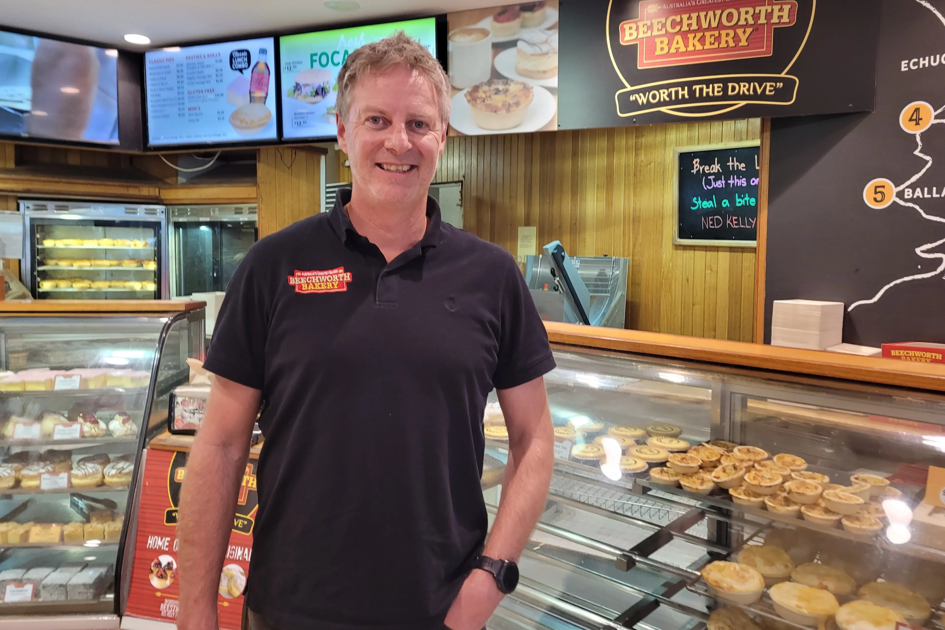 <p>BEECHWORTH PASSION: Beechworth Bakery\\u2019s managing director Marty Matassoni settled in Beechworth after a year traveling Australia to work out where to be as a family and he couldn\\'t be prouder with his home\\'s success as a tourist destination. PHOTO: Coral Cooksley</p>\\n