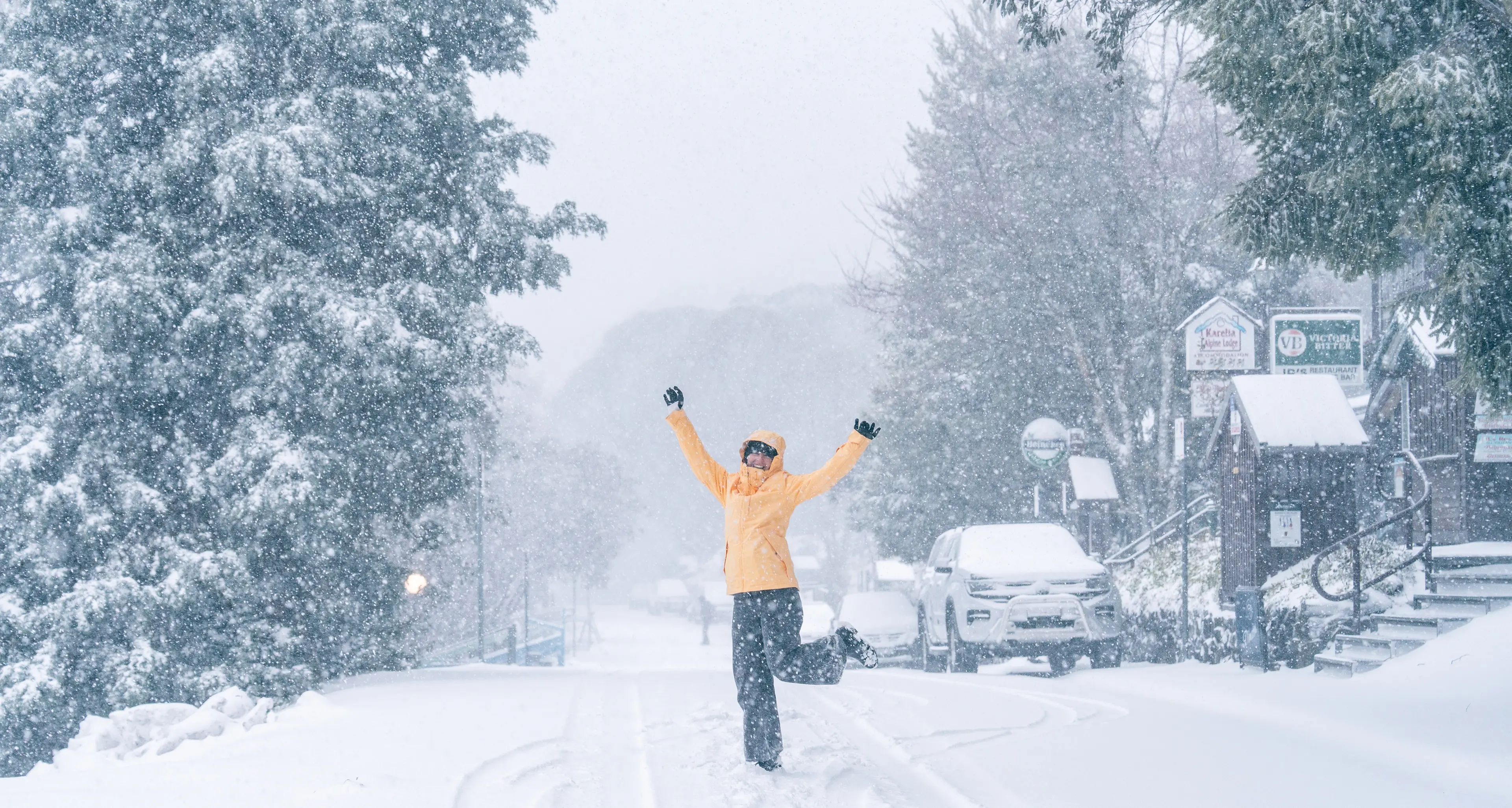 Snowy start to the season at Falls Creek!