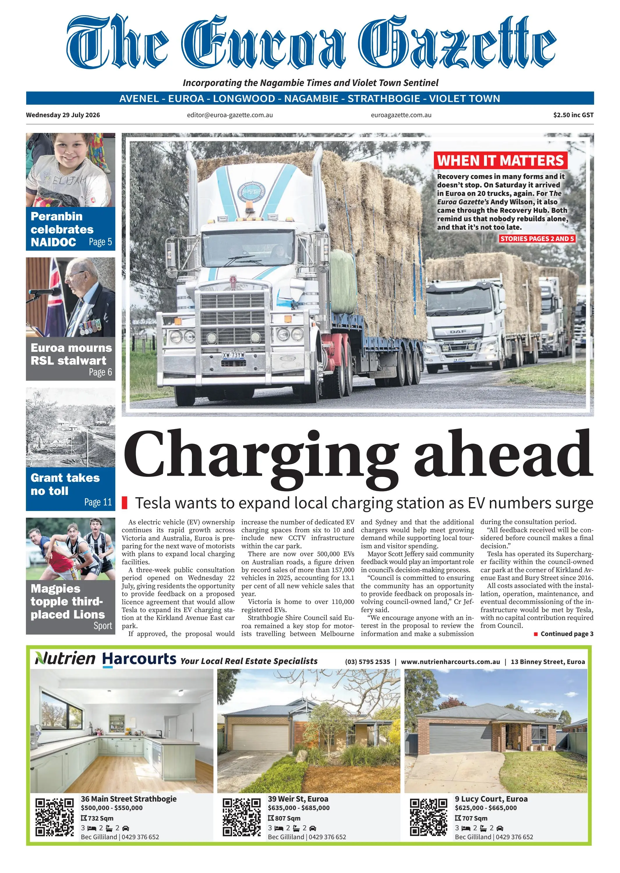 Euroa Gazette, Wednesday 29 July 2026