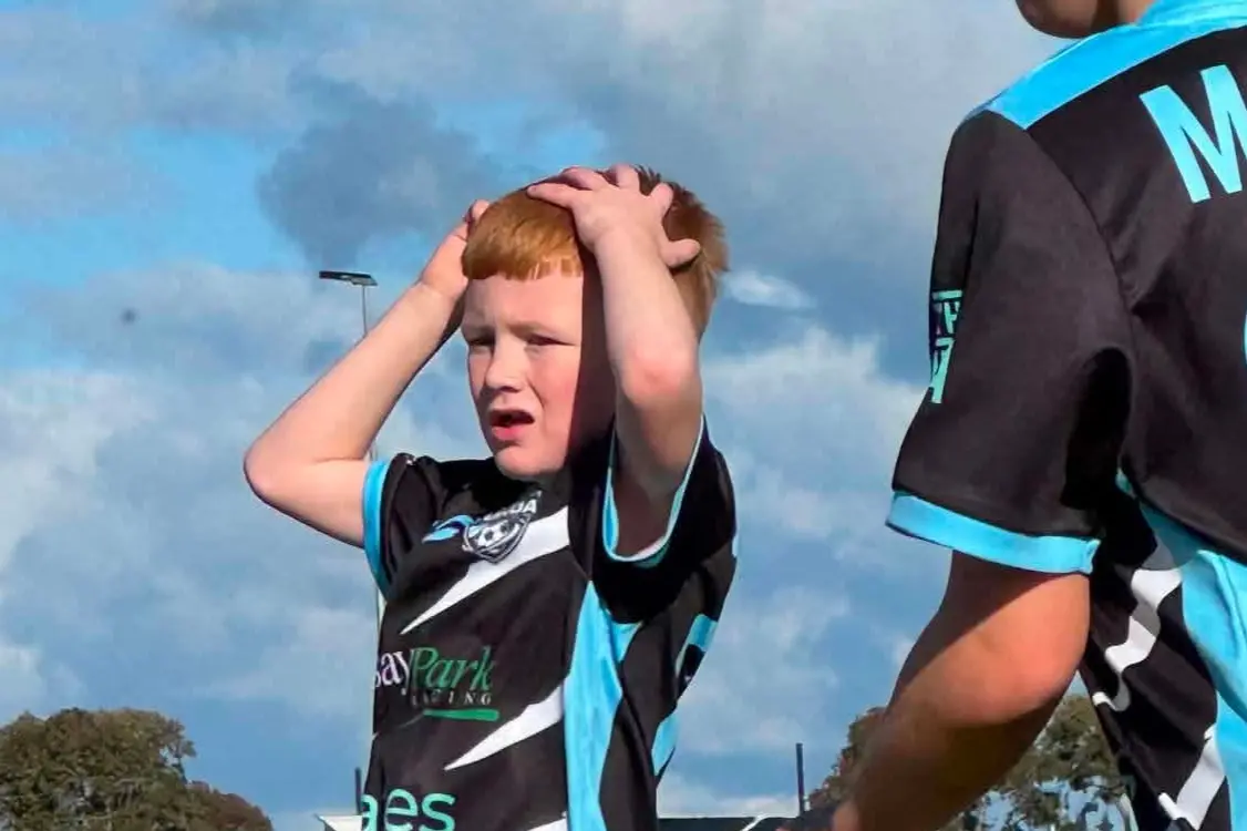 <p>DESPAIR: Darcy can\\u2019t believe how close they\\u2019ve come to scoring another goal.</p>\\n